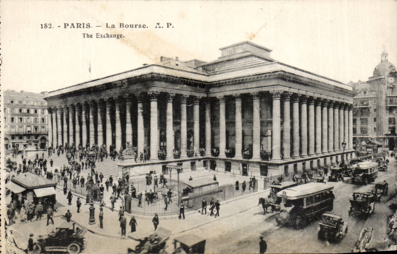 Paris - 2 - the Stock Exchange - Stock Exchange CPA -