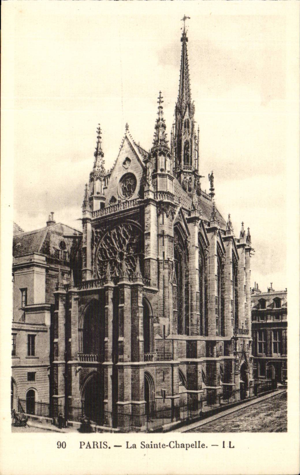 Paris - 1 - La Sainte Chapelle - CPA