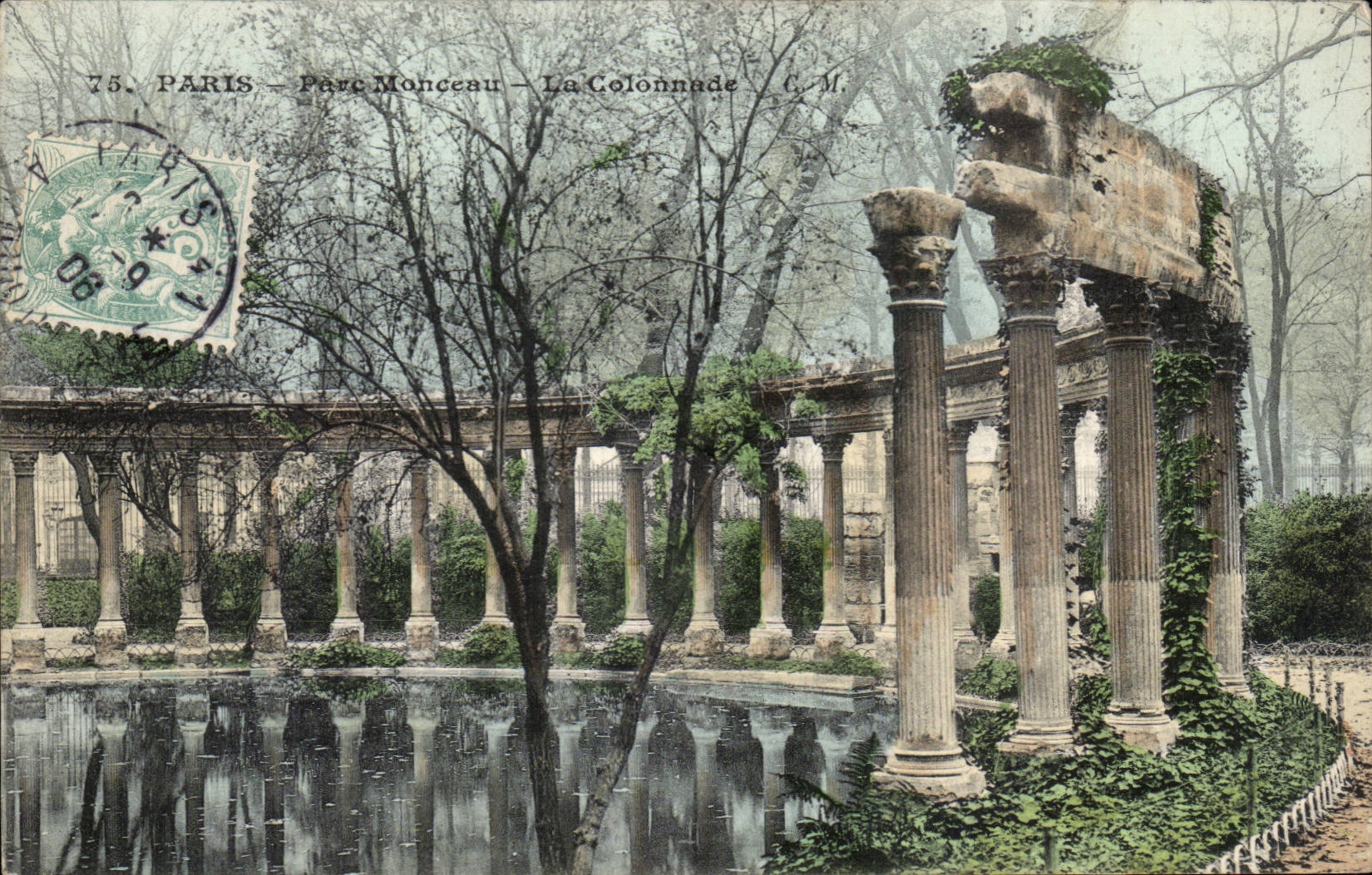 Paris - 8 - Park Heap - Colonnades -- CPA
