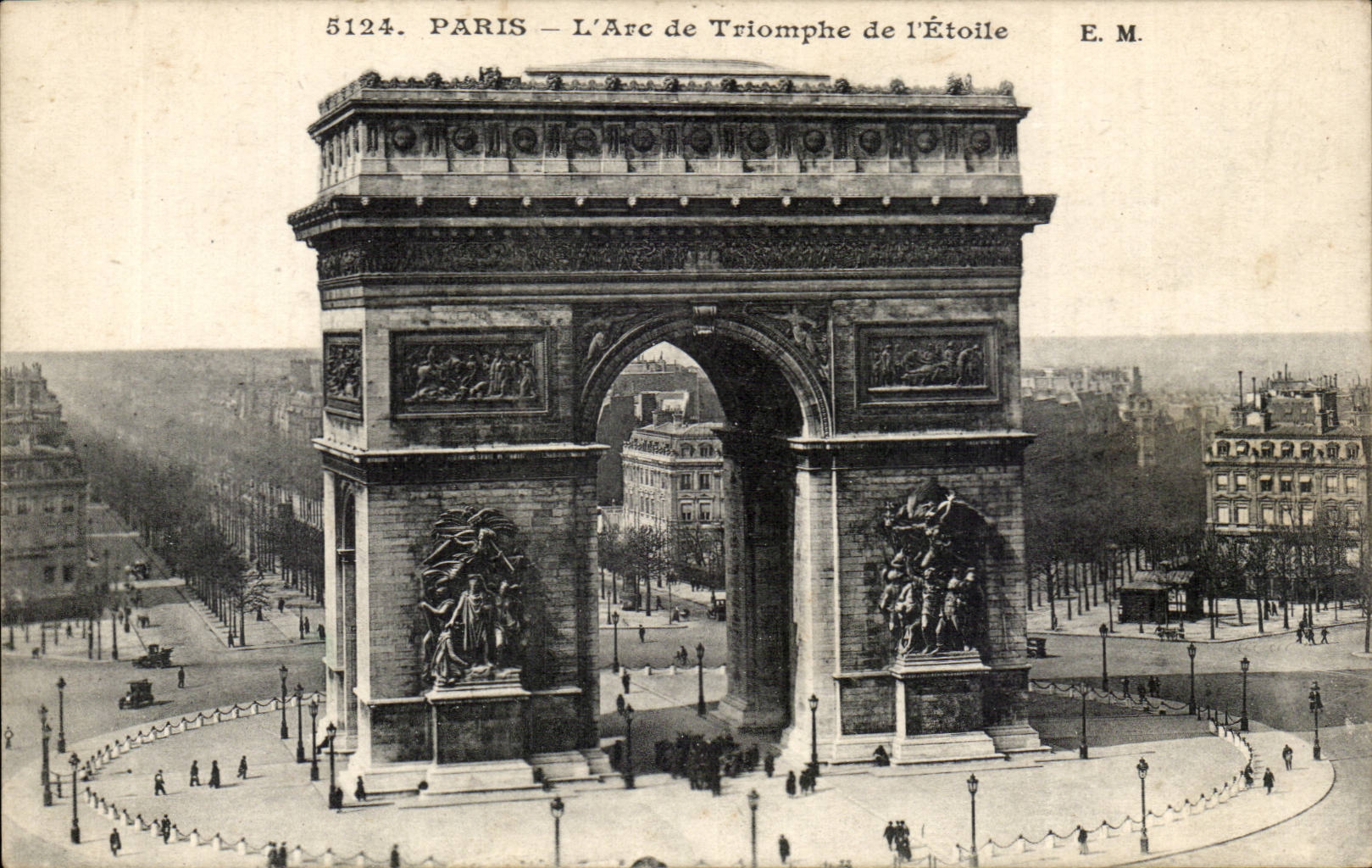 Paris - 8 - Arc de Triomphe of Etoile I - CPA