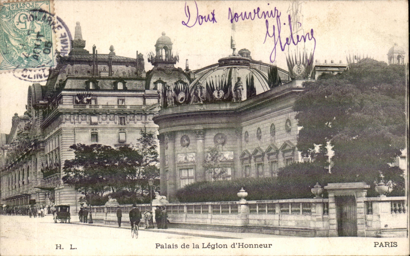 Paris - 7 - Palate of the Legion of Honor - CPA