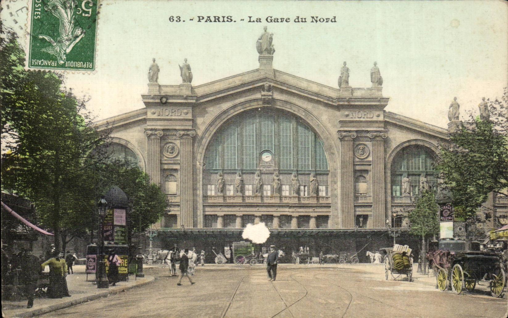 Paris - 10 - Station of North - CPA