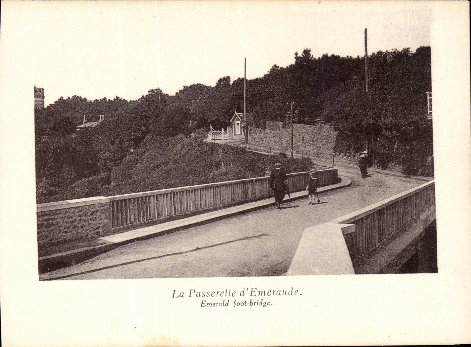 Dinard CPA the Emerald footbridge