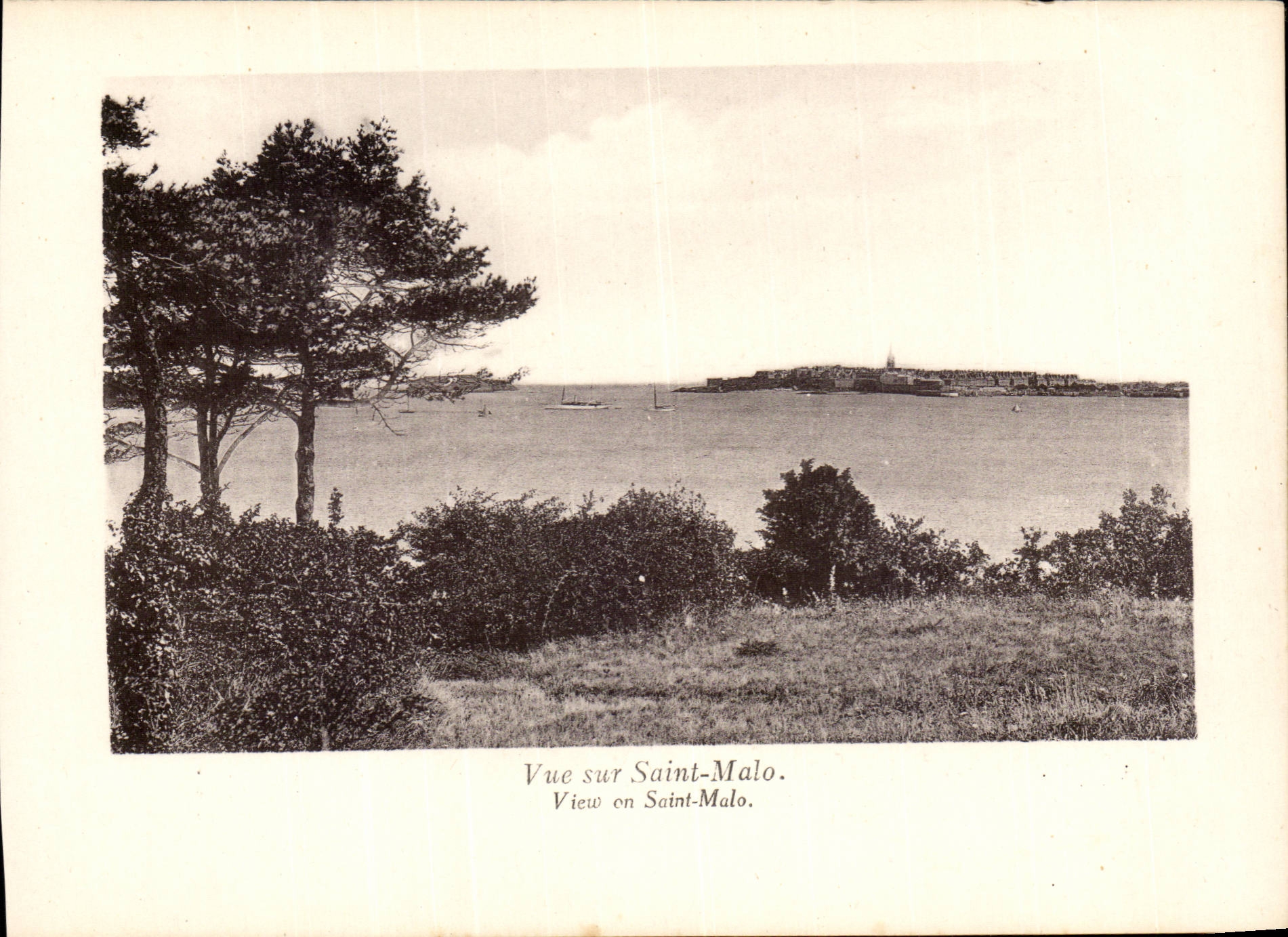 Dinard CPA Saint gesehen auf Malo