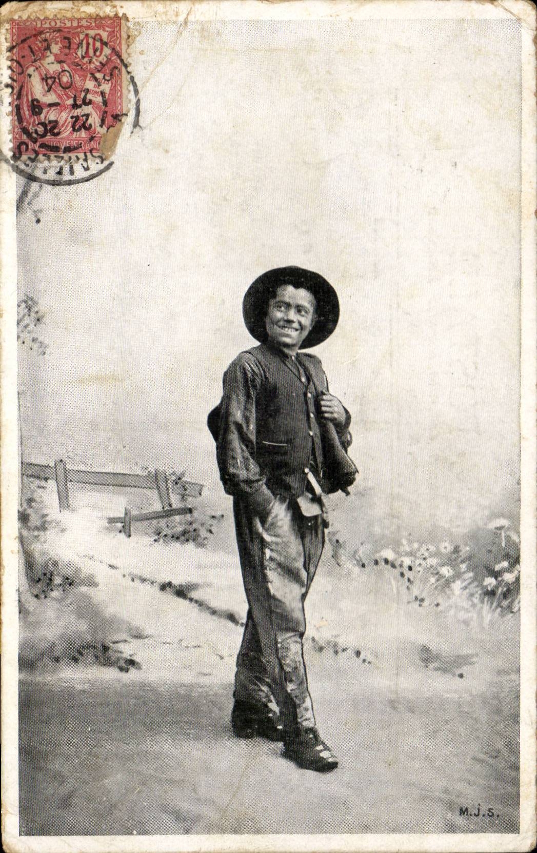 Fantasy - Man - Smiling Man - CPA