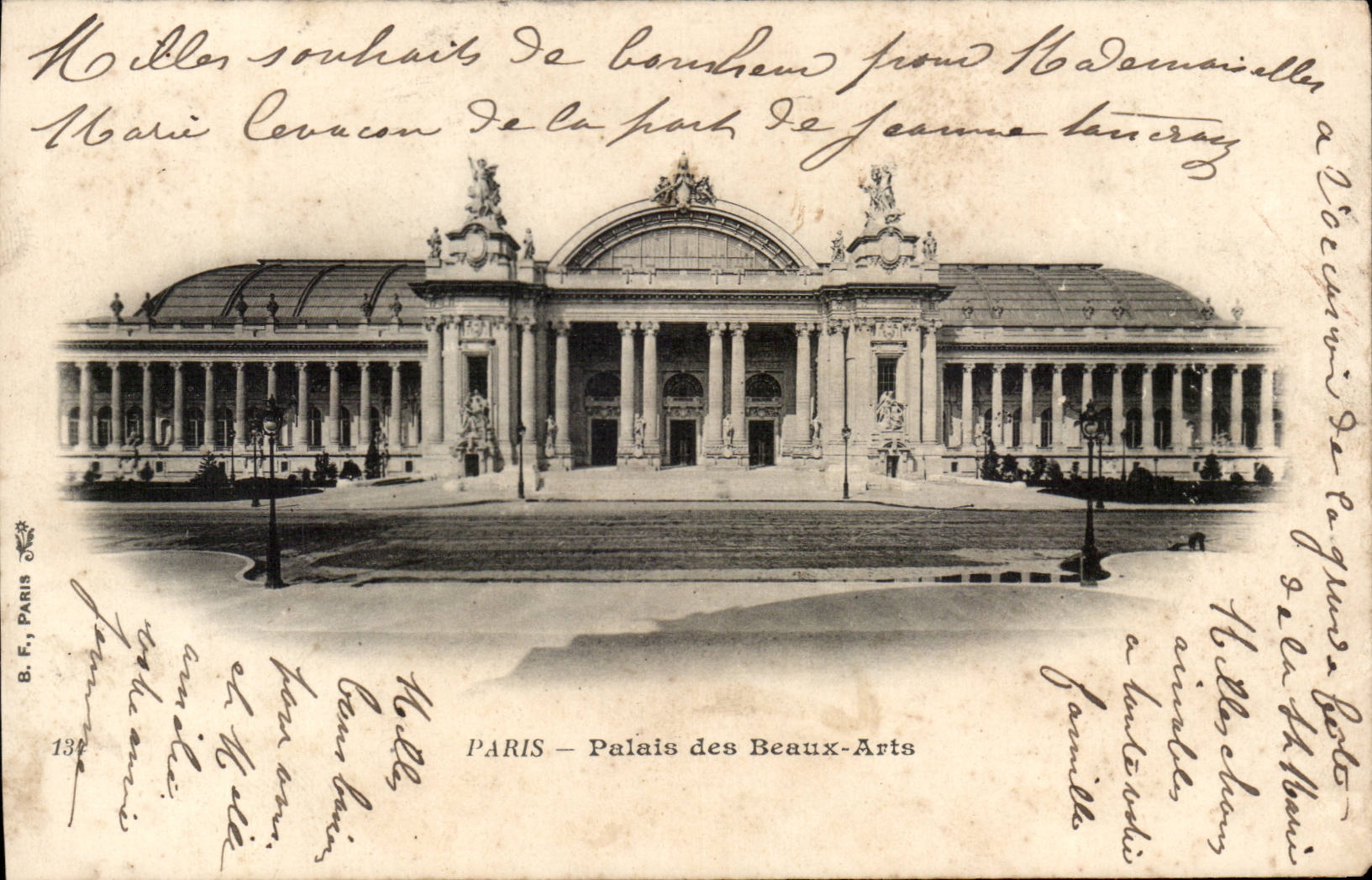 Paris - 6 - Palate of Beautiful arts CPA