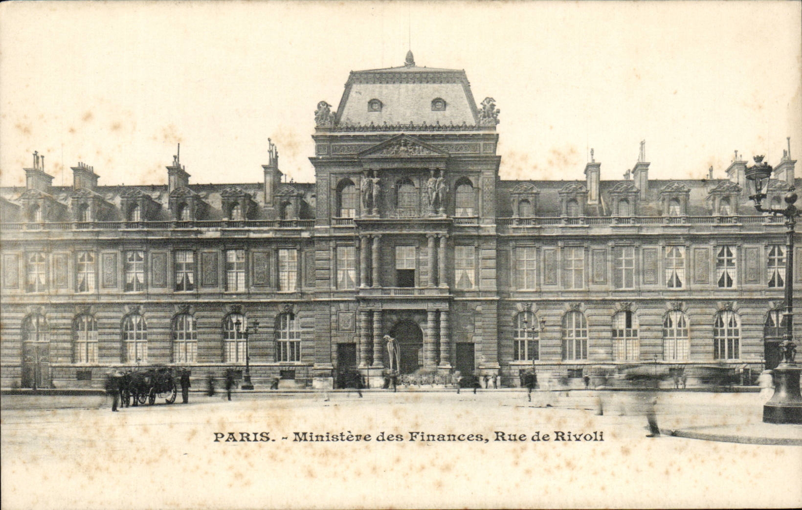 Paris - 1 - Ministere des Finances - Rue de Rivoli CPA
