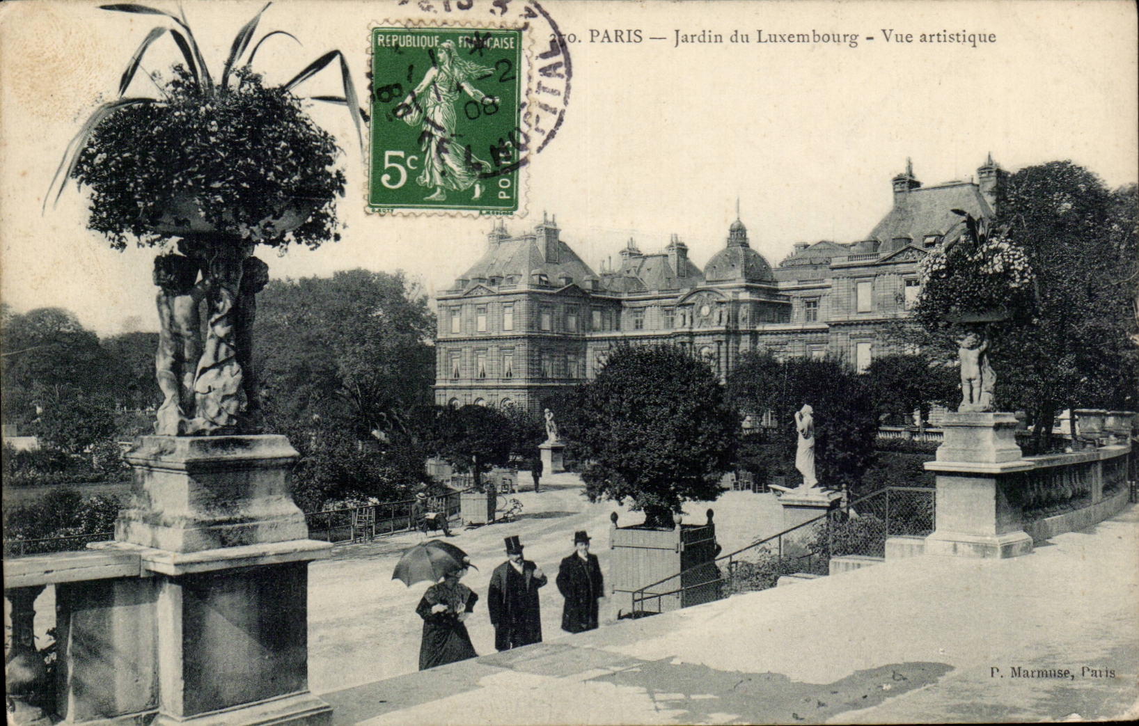 Paris - 6 - Garden of Luxembourg - Sight Artistic CPA