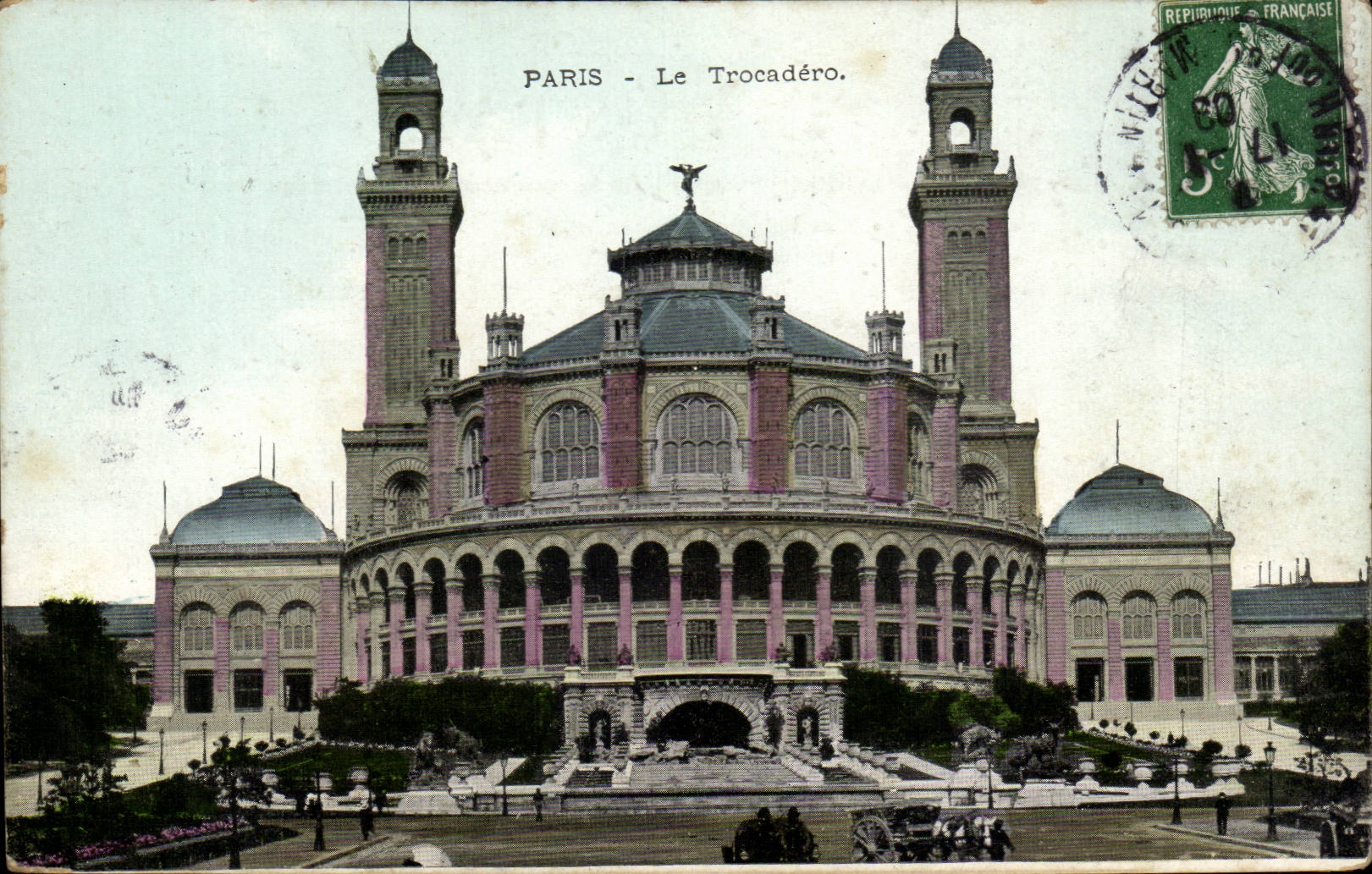 Paris - 16 - Le Trocadero CPA