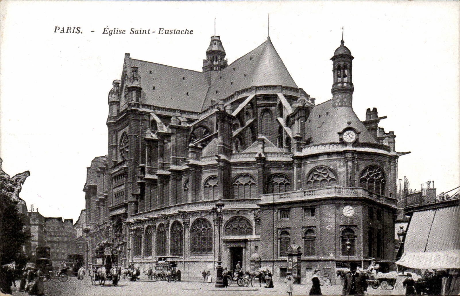 Paris - 1 - Eglise Saint Eustache CPA
