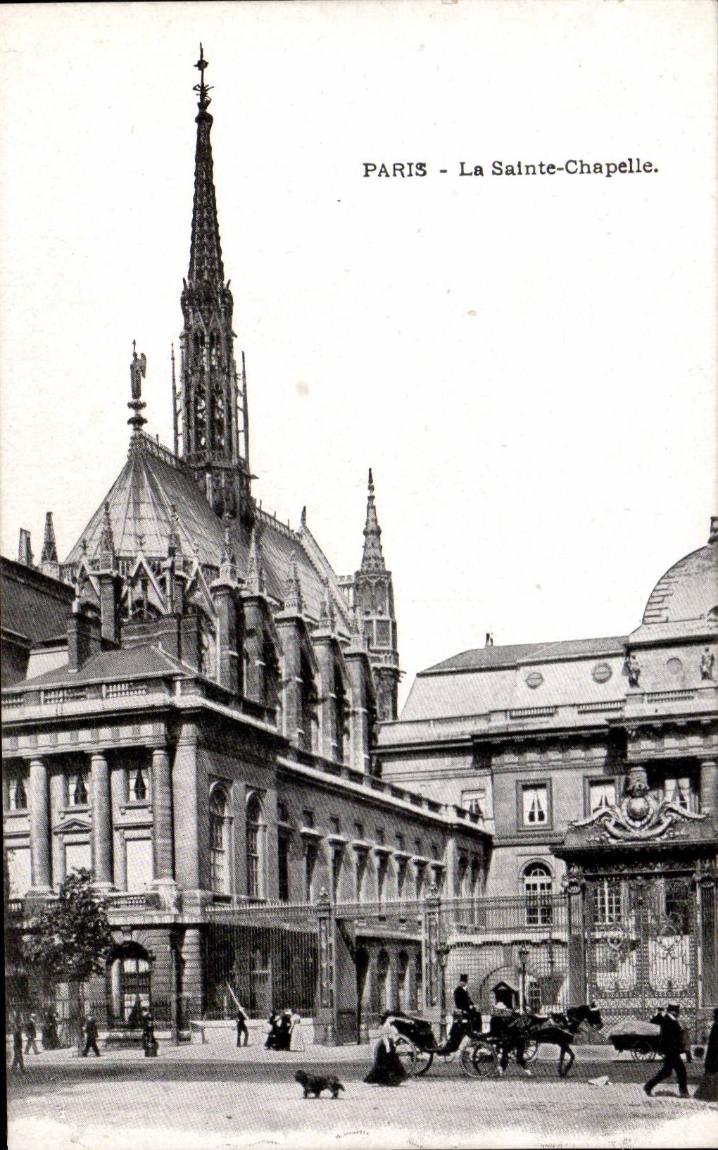 Paris - 1 - La Sainte Chapelle CPA