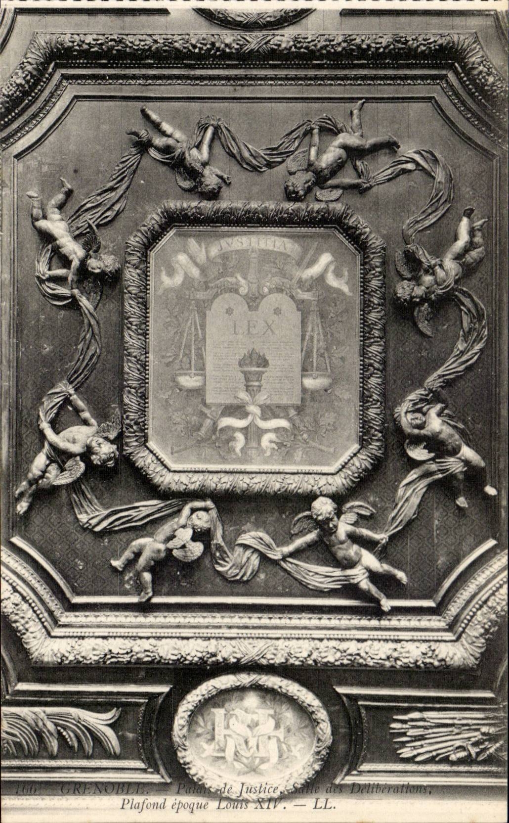 Grenoble - Decken-Zeit Louis XIV - CPA