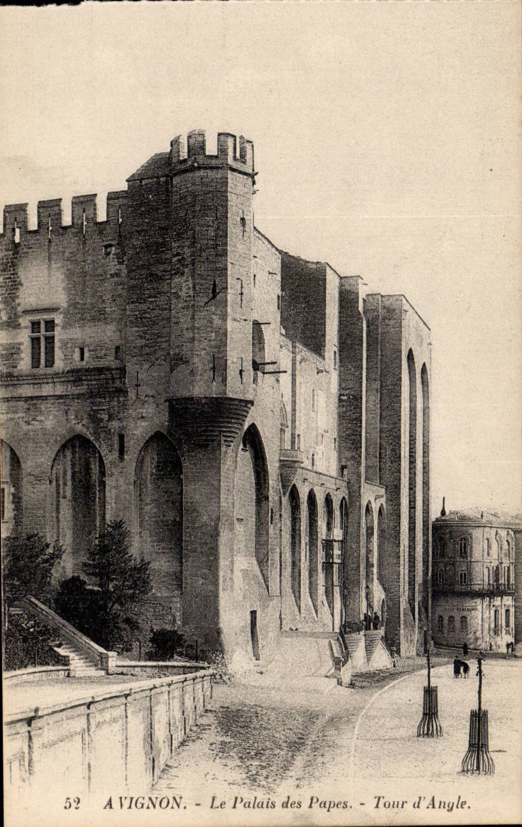 Avignon - der Gaumen der Papste - Umdrehung des Winkels - CPA