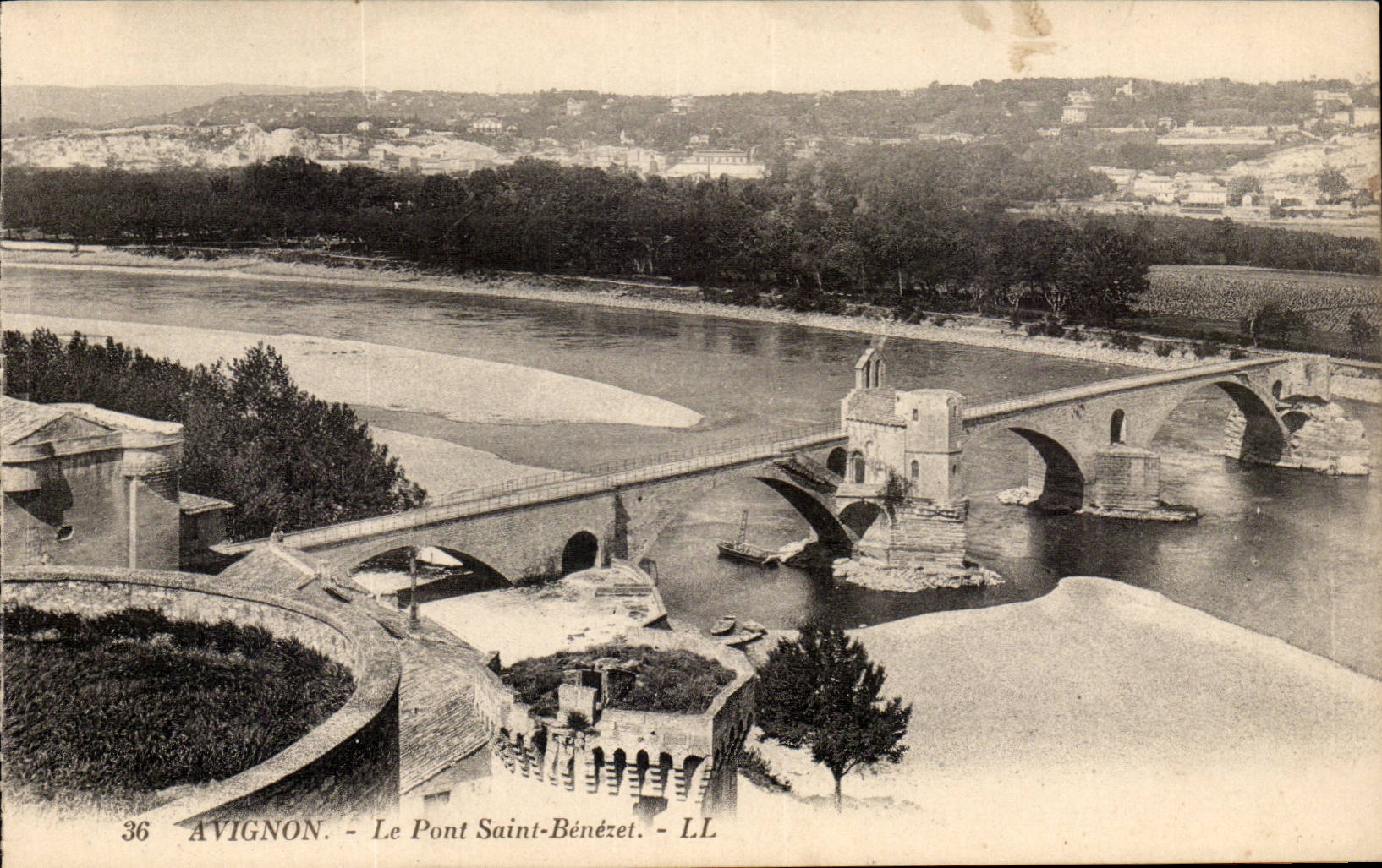 Avignon - die Brucke Saint Benezet - CPA
