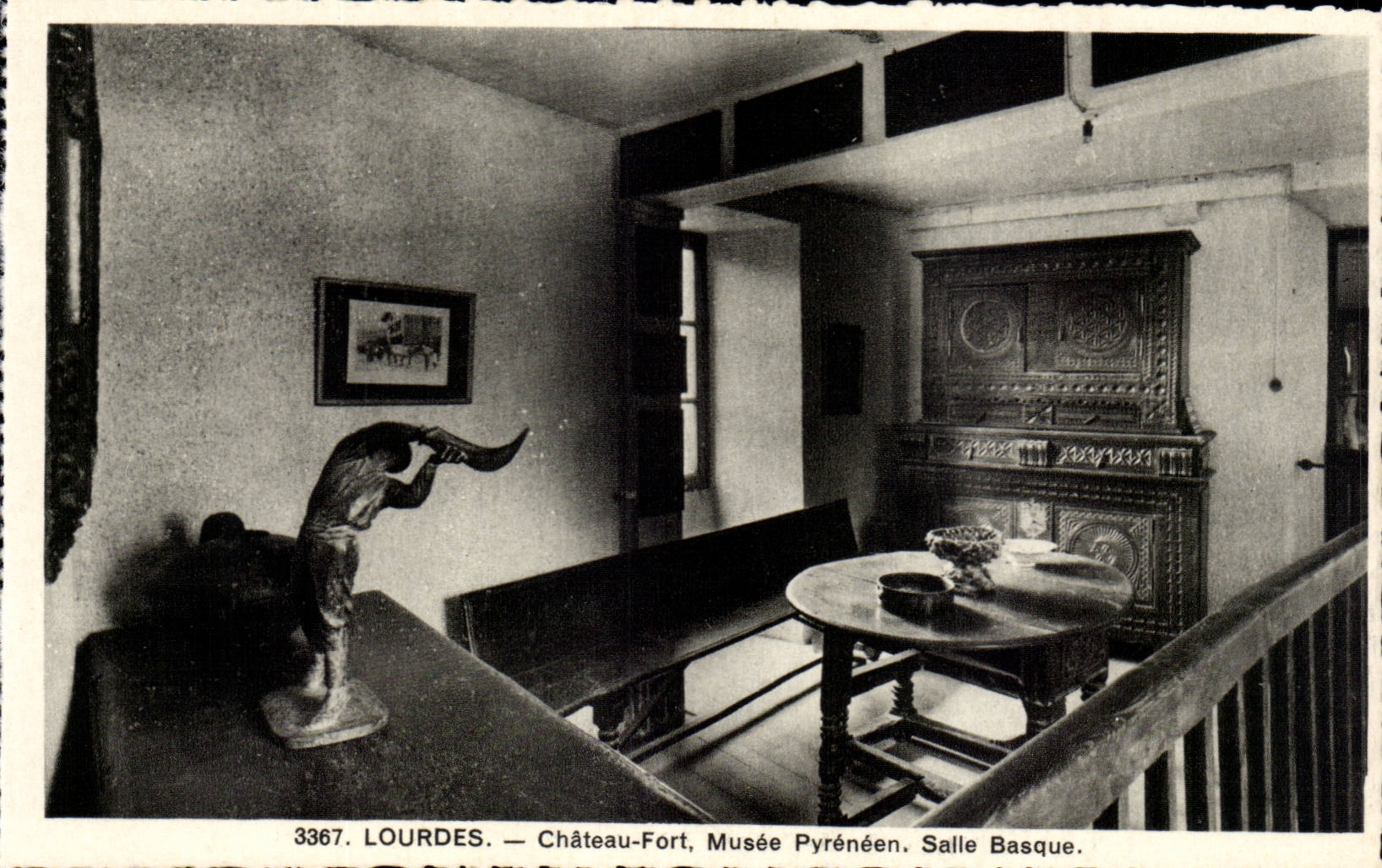 Lourdes - the Castle Fort - Pyrenean Museum - Room Basque - CPA