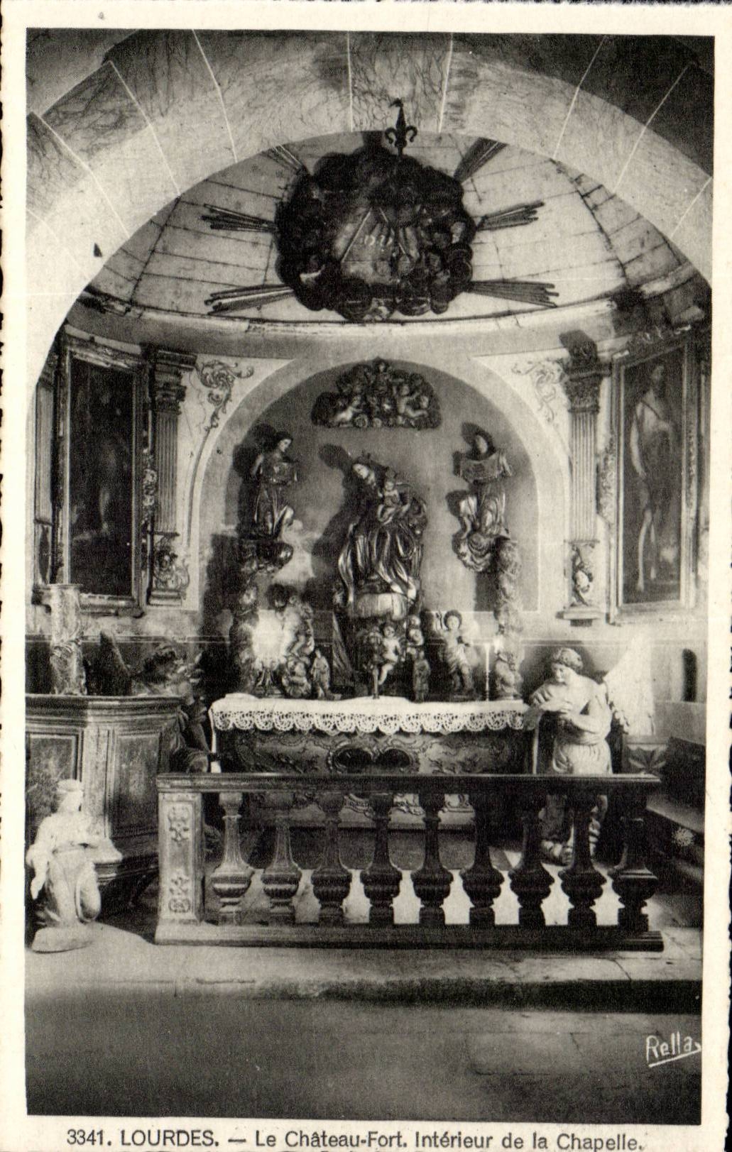 Lourdes - the Castle Fort - Interior of the Vault - CPA