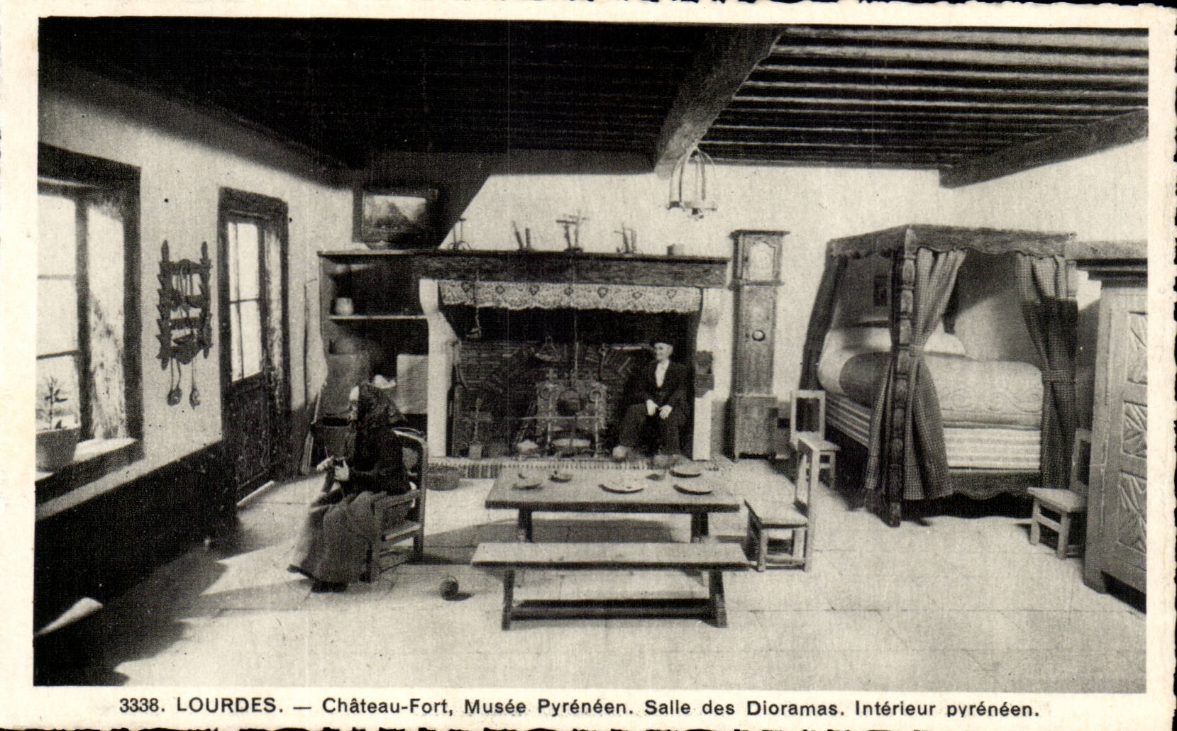 Lourdes - the Castle Fort - Pyrenean Museum - Room Dioramas - CPA