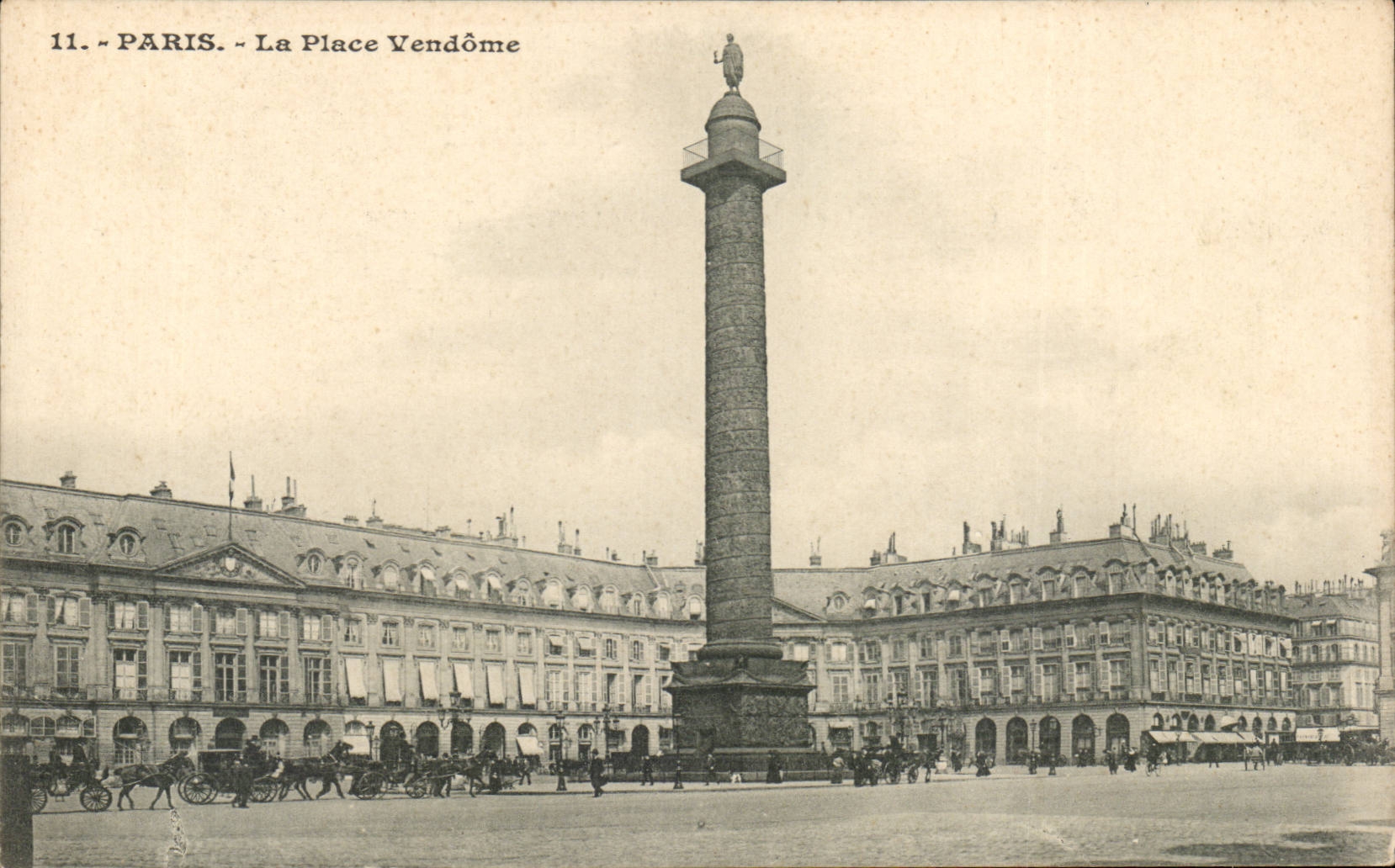 Paris - 1 - La Place Vendome - CPA