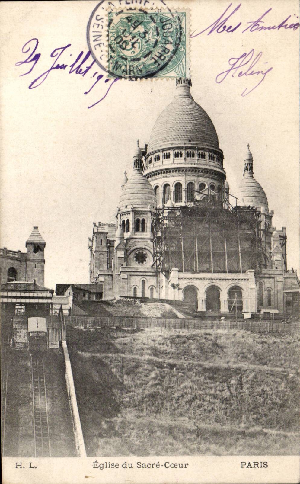 Paris - 18 - Basilique du Sacre Coeur de Montmartre - CPA