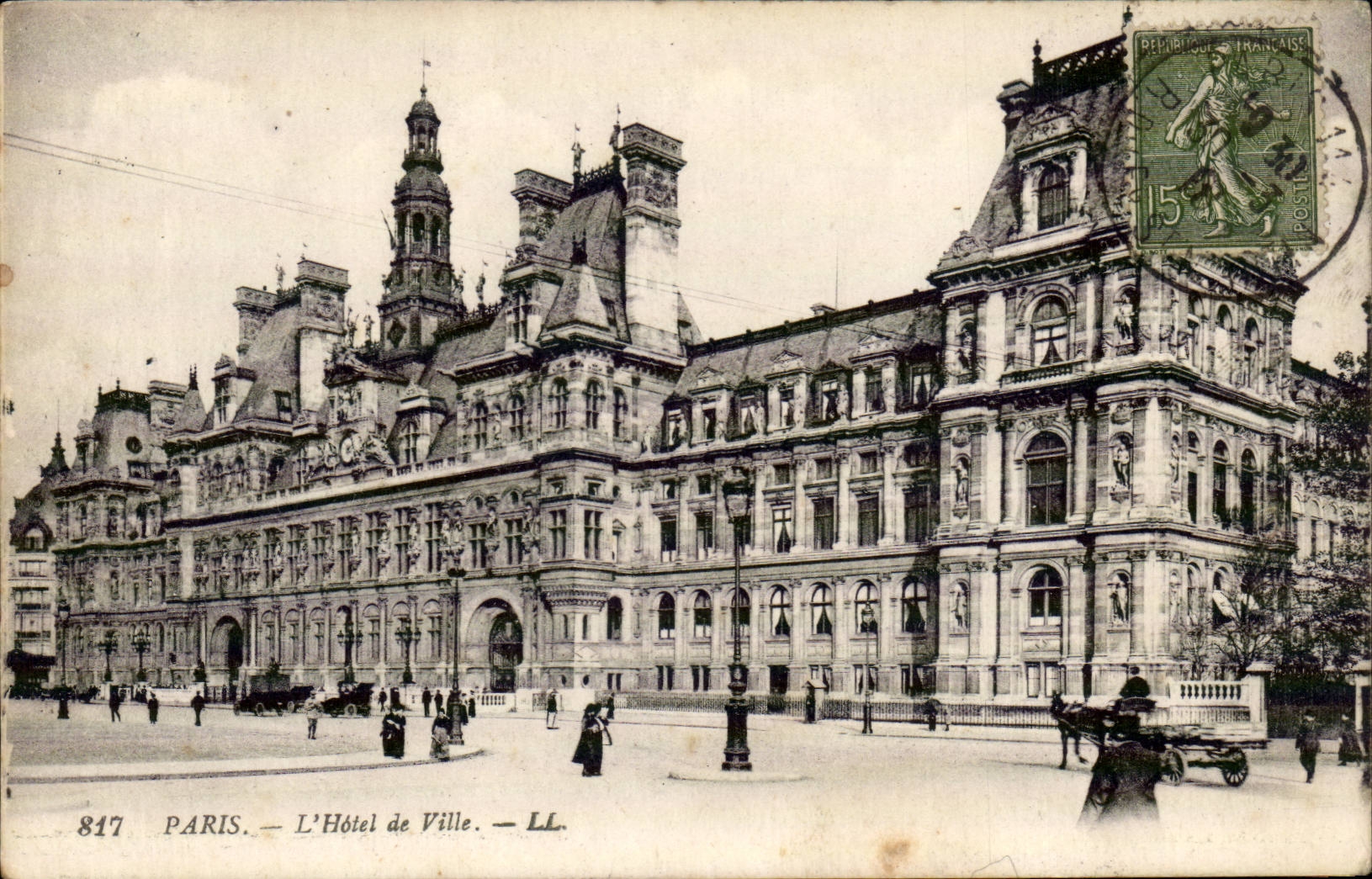 Paris - 4 - L'Hotel de Ville - CPA