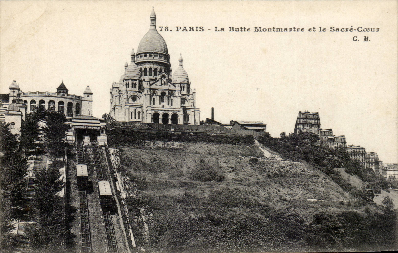 Paris - 18 - Butte Montmartre et le Sacre Coeur - CPA