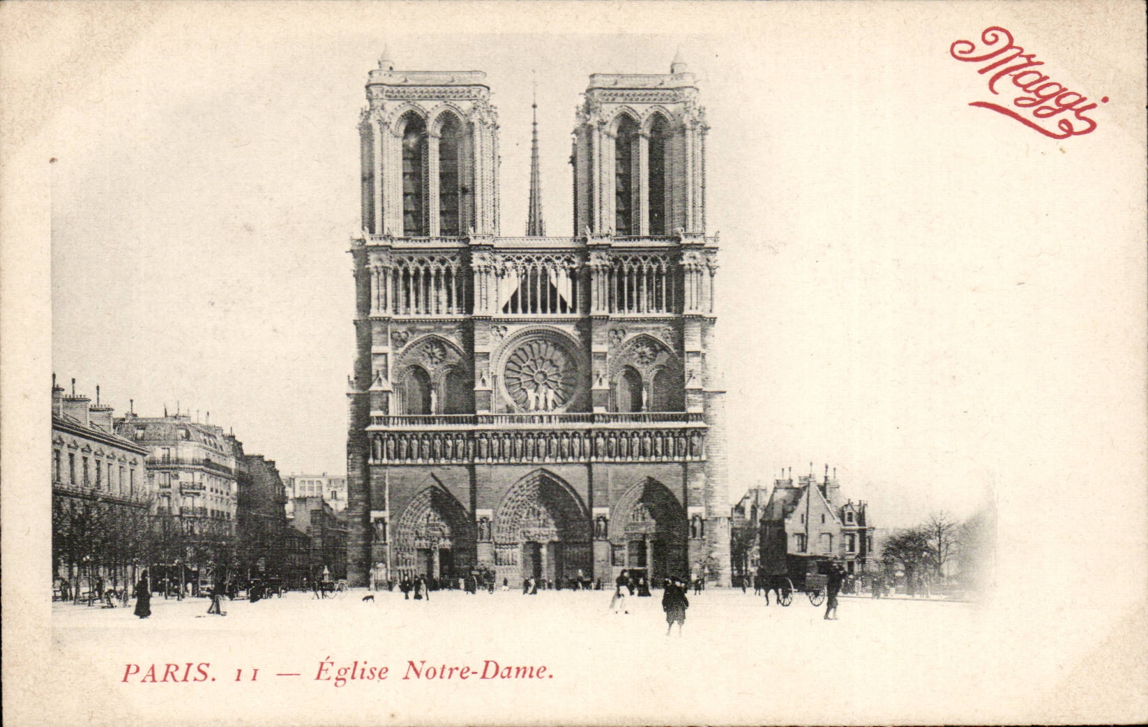 Paris - 4 - Eglise Notre Dame - CPA 