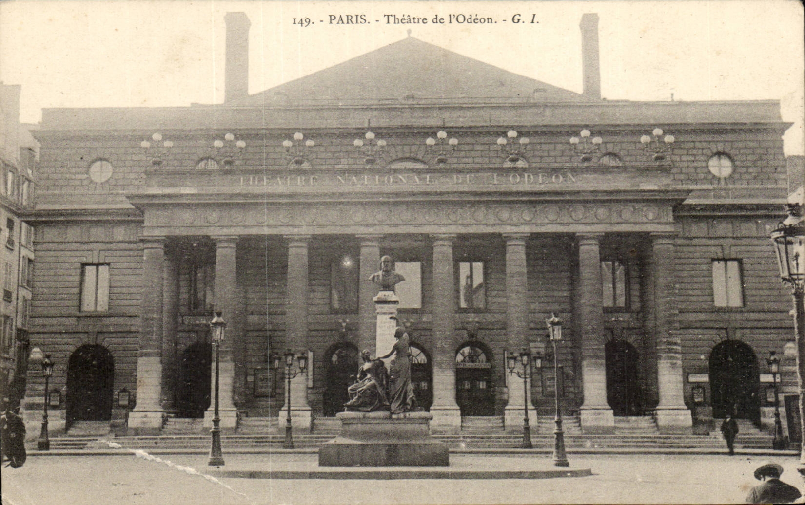 Paris - 6 - Theater of Odeon - CPA