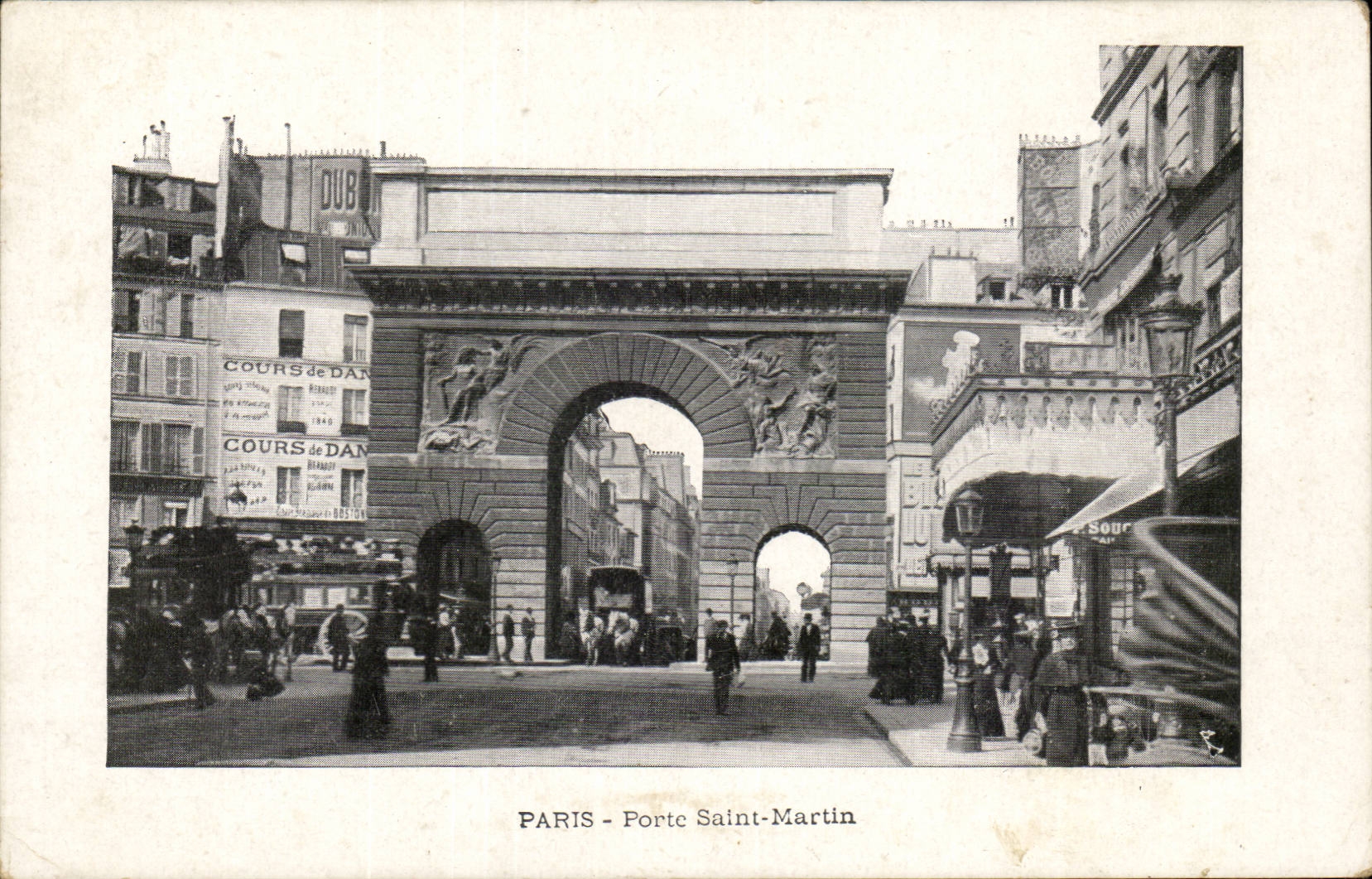Paris - 10 - Gate Saint Martin - CPA