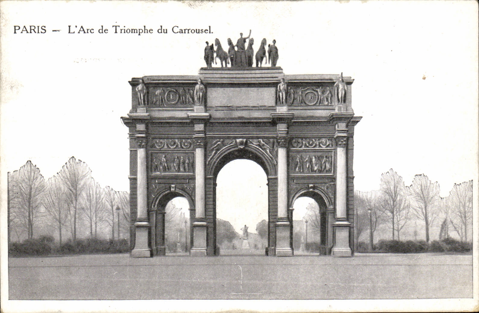 Paris - 1 - L'Arc du Triomphe du Carrousel - CPA
