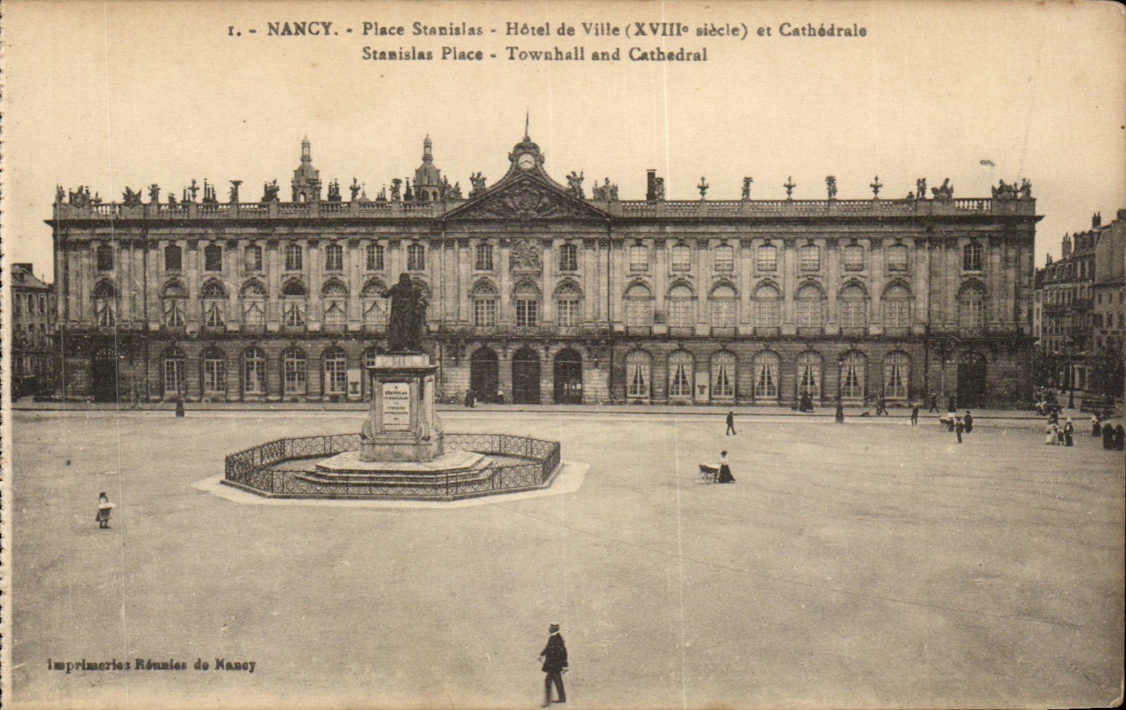 Nancy CPA Place Stanislas Hotel de ville et cathedrale