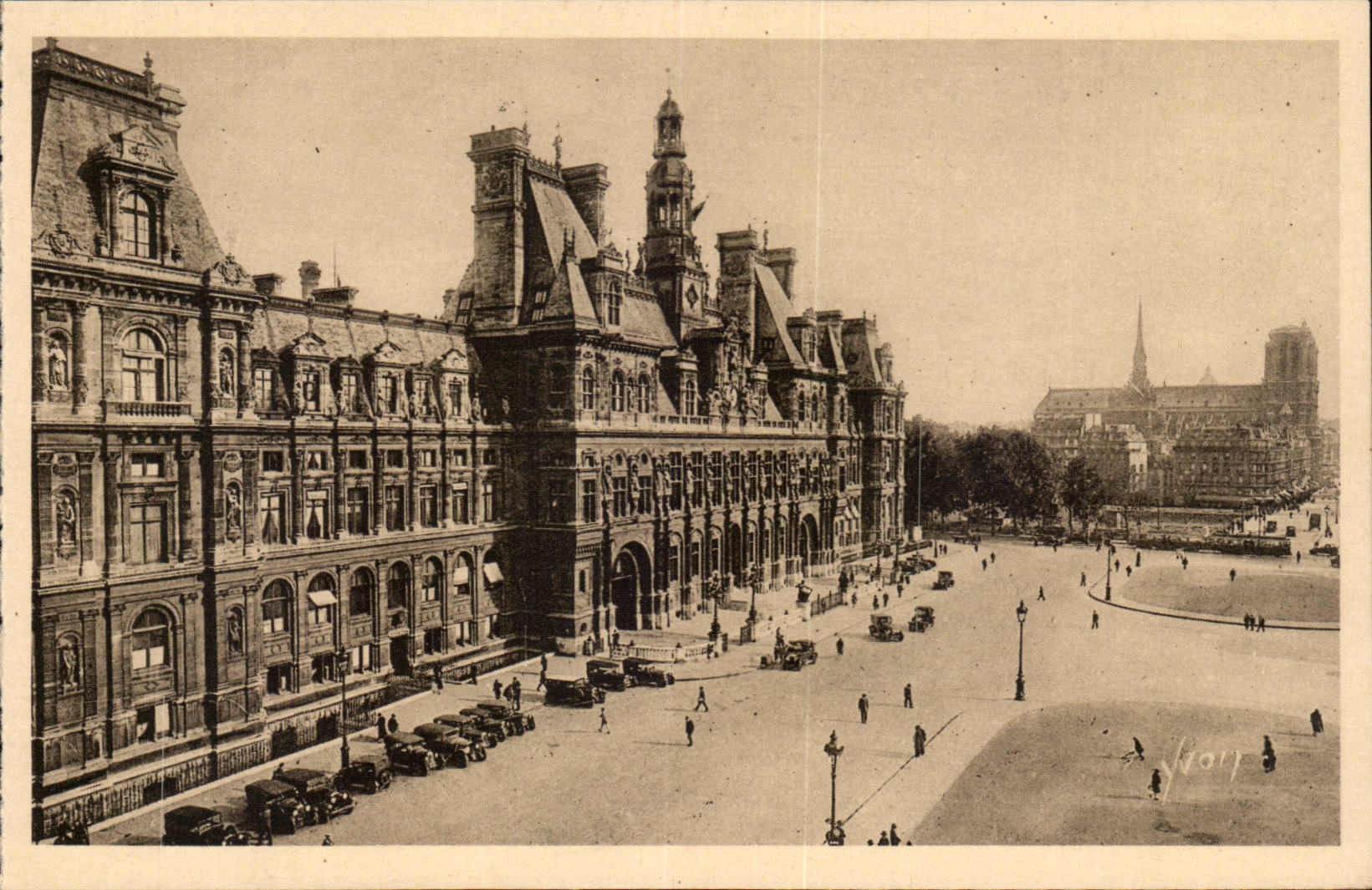 Paris CPA L'hotel de ville