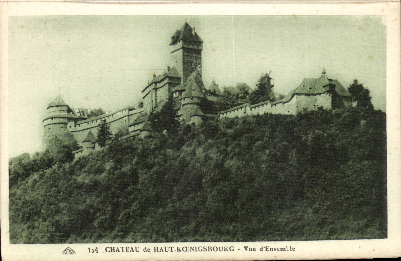 CPA Castle of High Koenisgbourg Overall picture