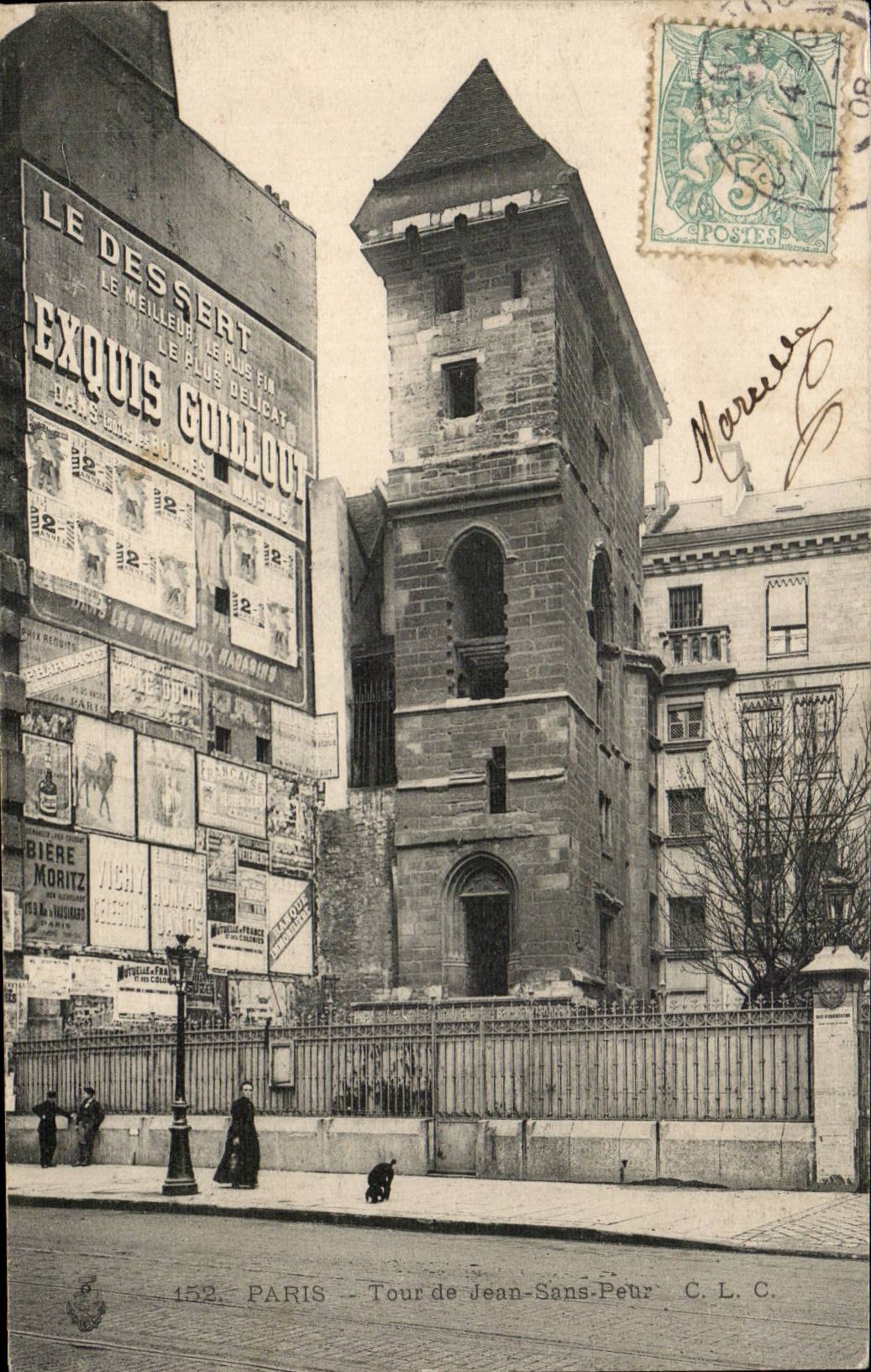 Paris CPA Tour de Jean Sans peur