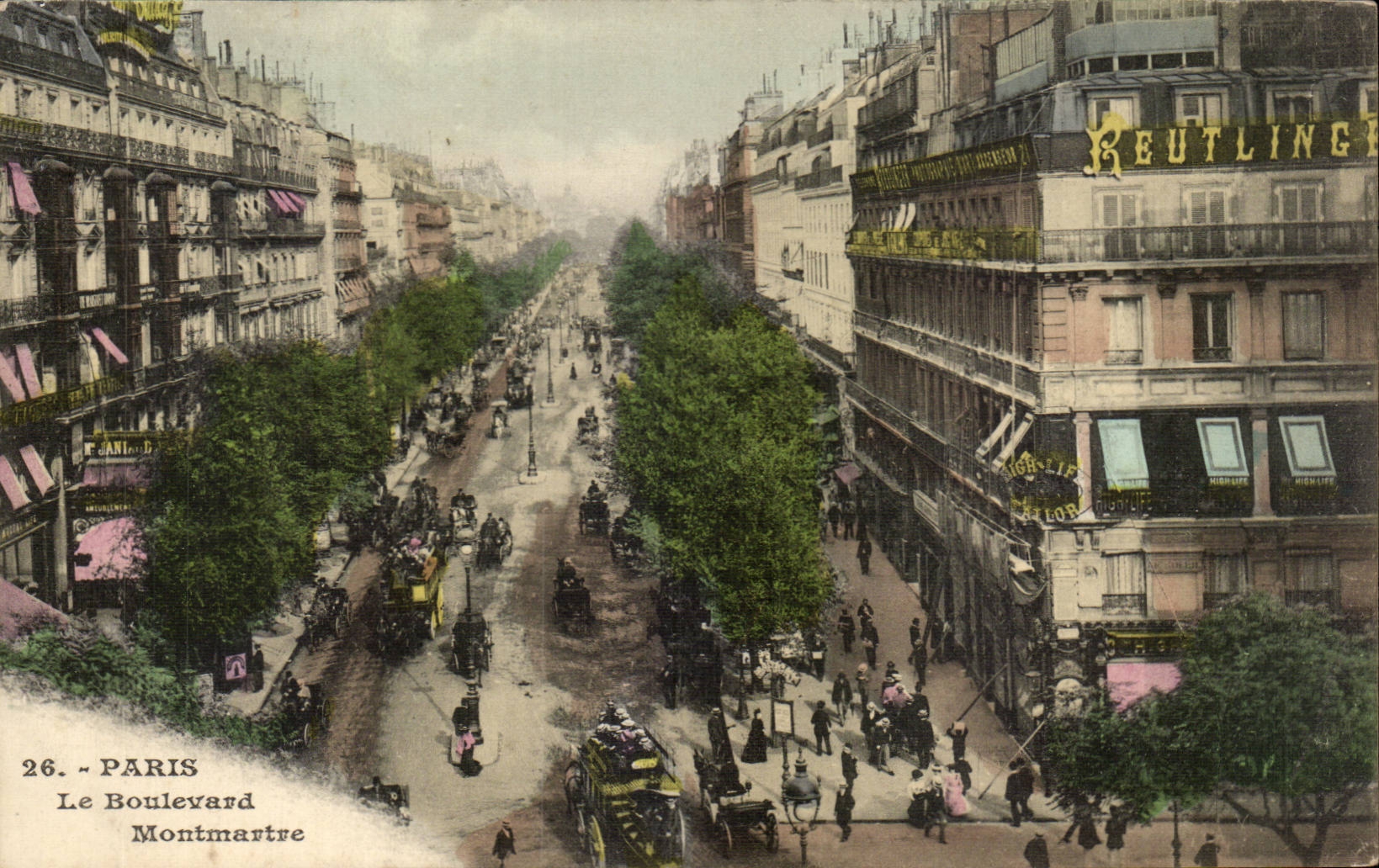 Paris CPA Boulevard Montmartre