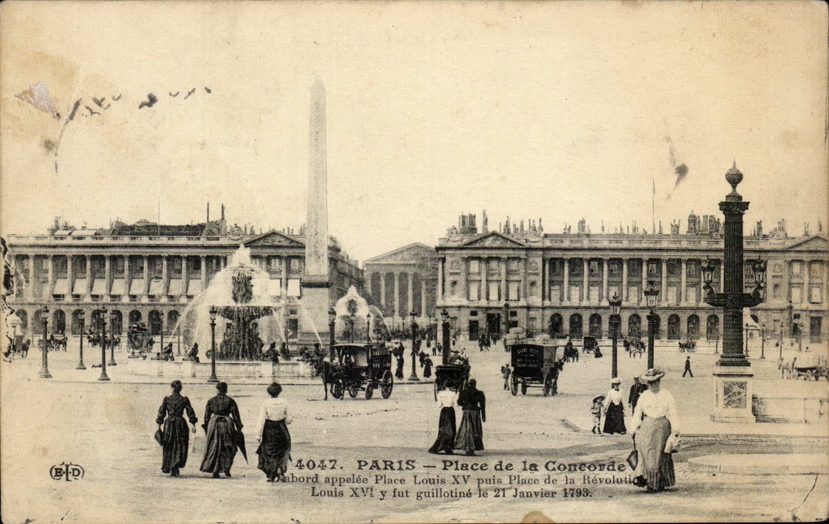 Paris CPA Place de la Concorde