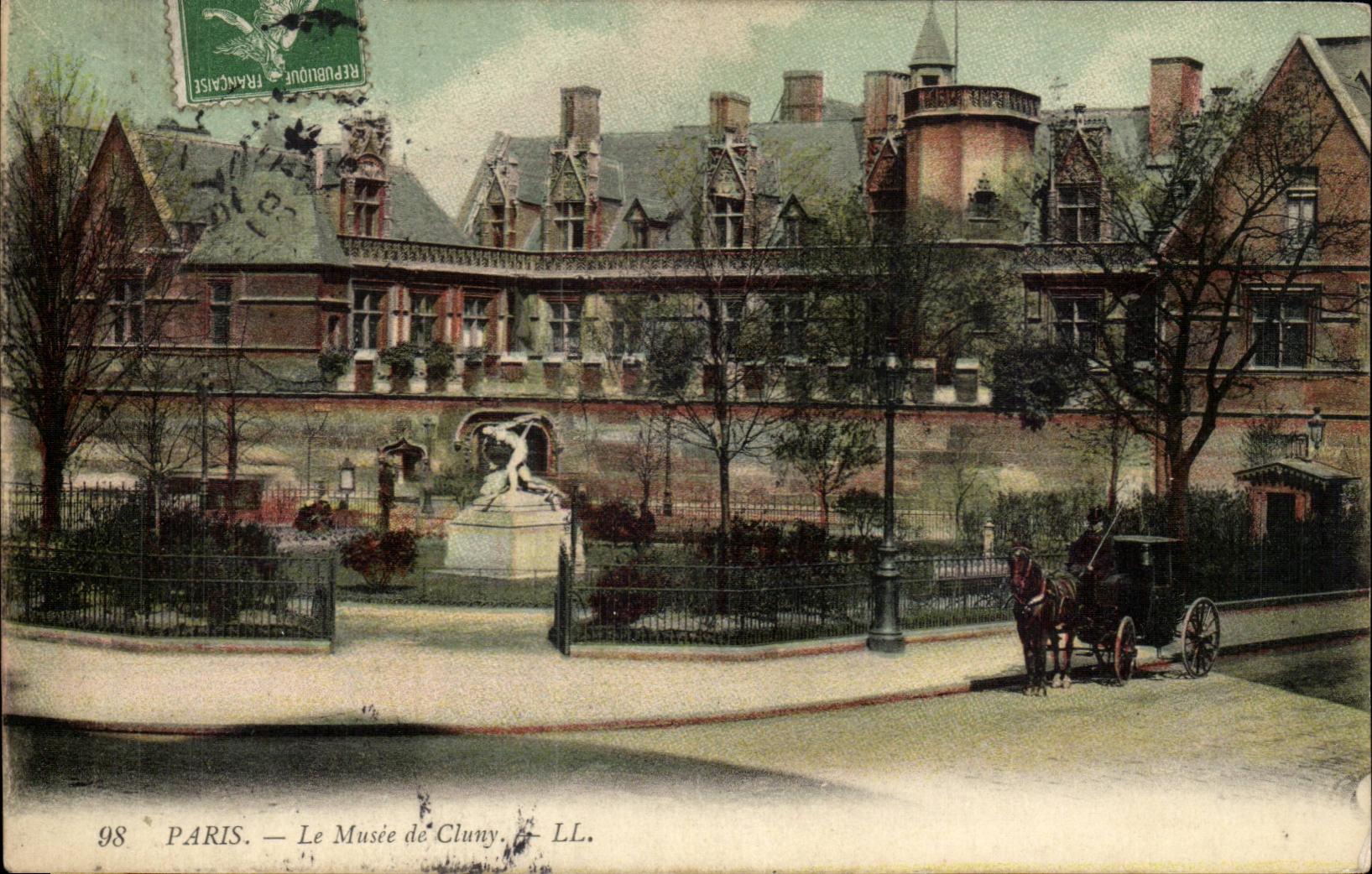 Paris CPA Museum of Cluny