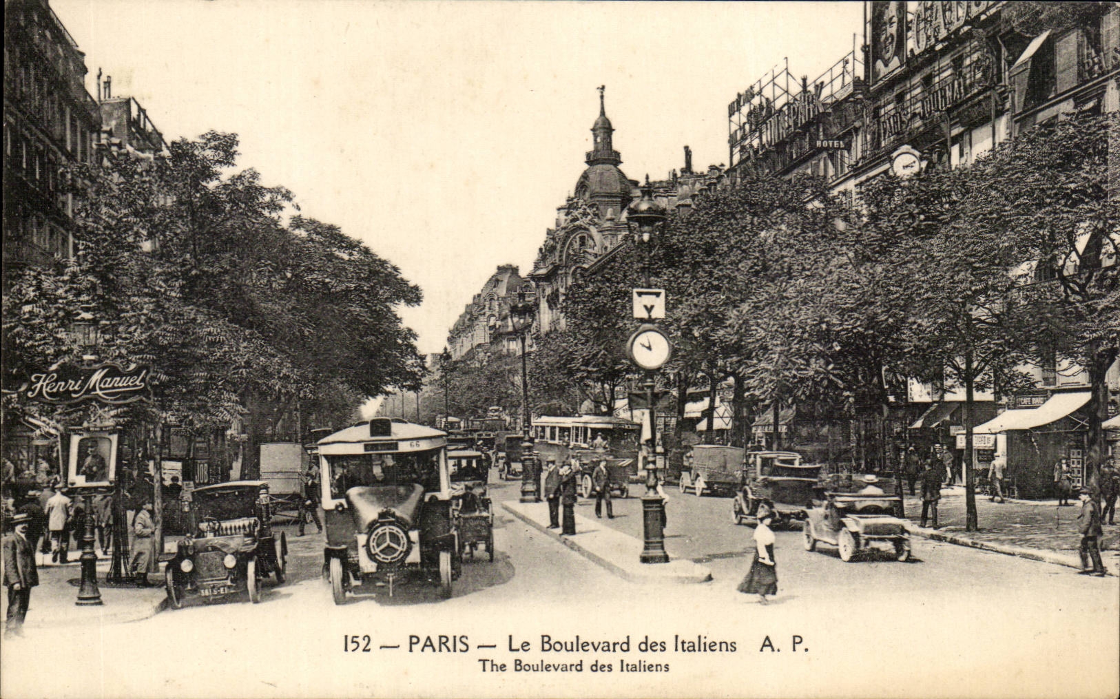 Paris CPA Boulevard des italiens