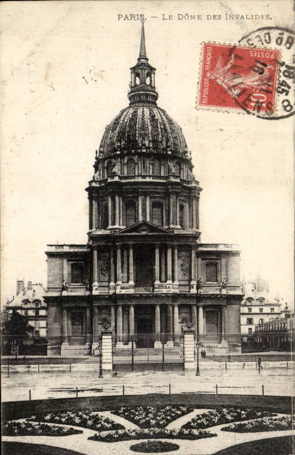 Paris CPA the Dome of Invalides