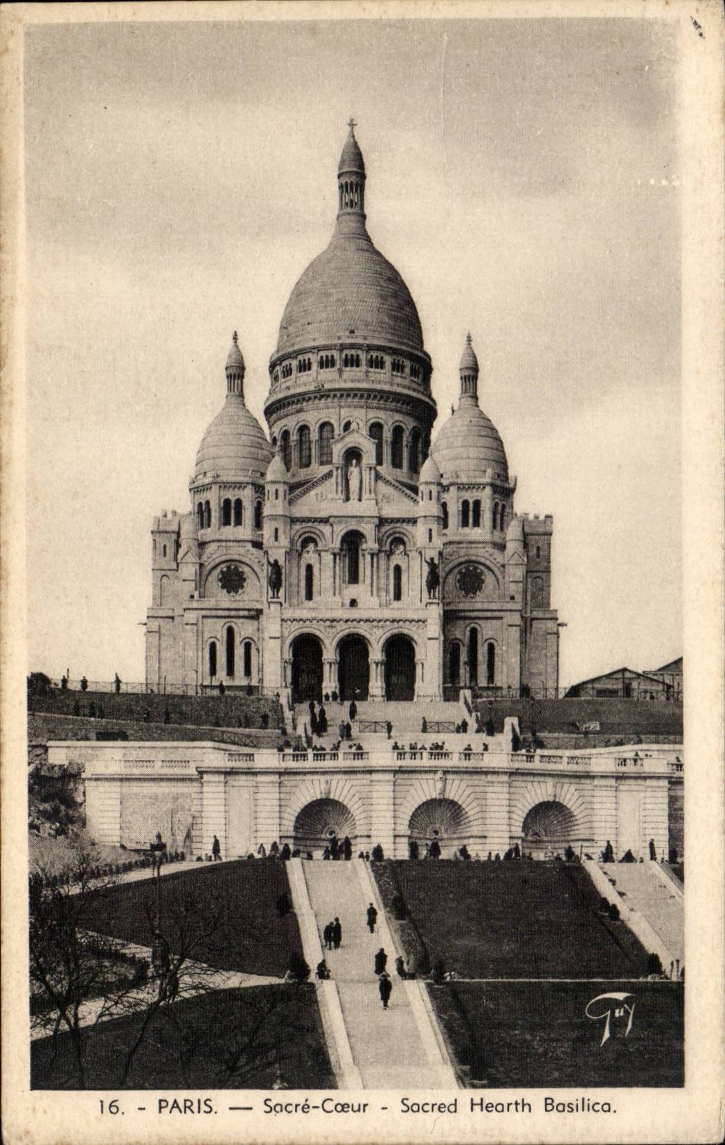 Paris CPA Sacre coeur 