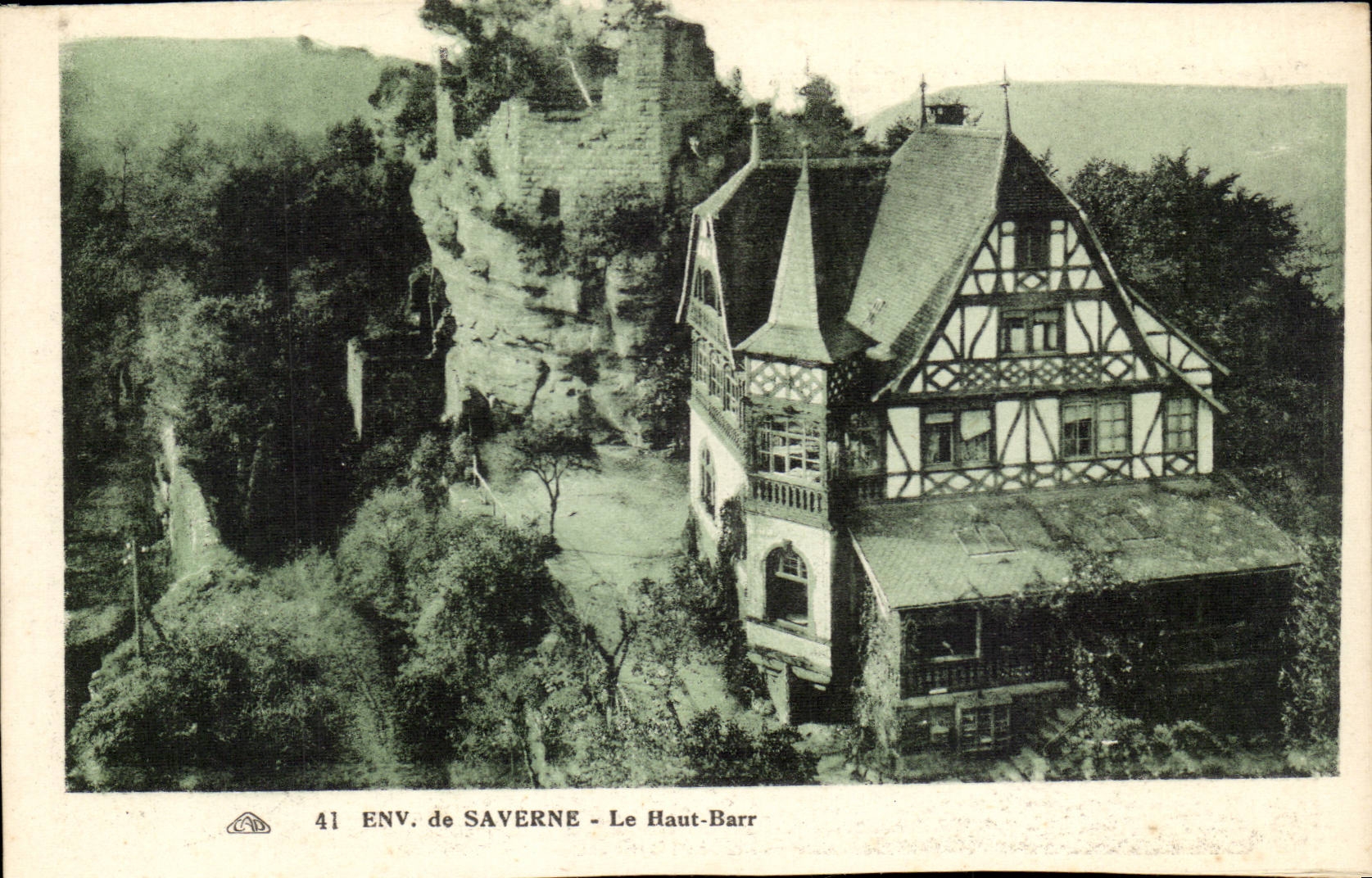 CPA Surroundings of Saverne High Barr