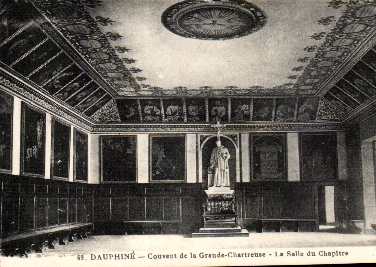 Kapitelraum Brut der Dauphine-CPA grosser chartreuse