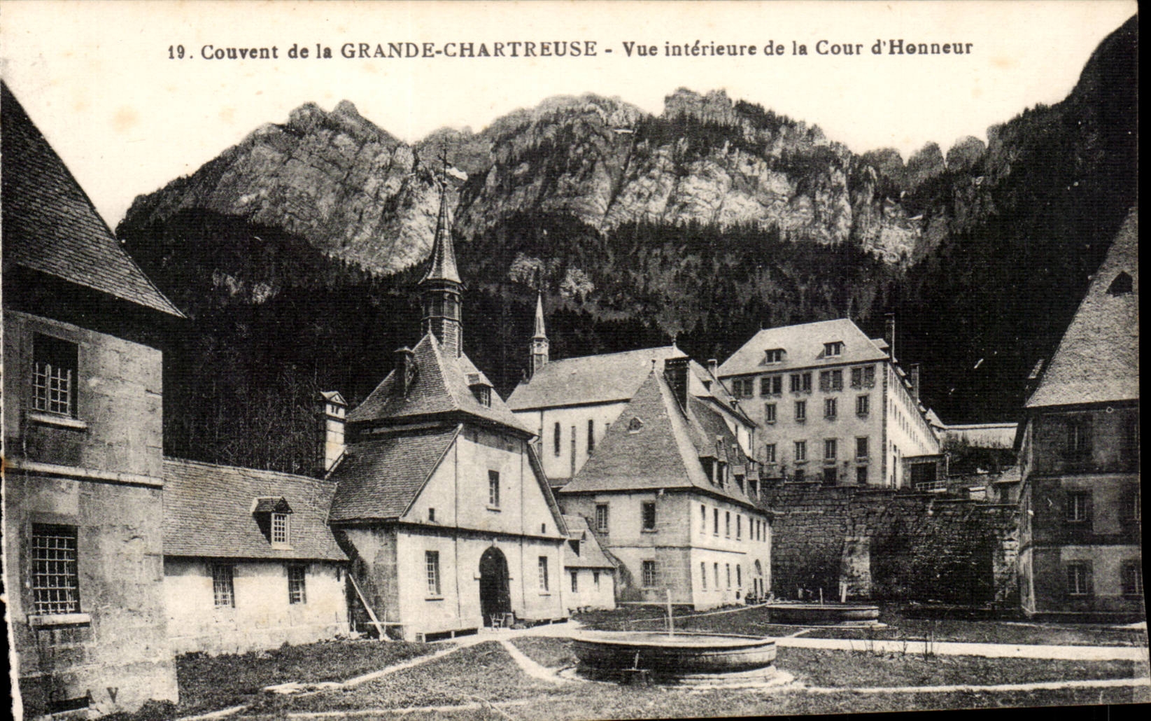 Dauphine CPA das Kloster des grossen chartreuse Innenanblicks des Haupthofes