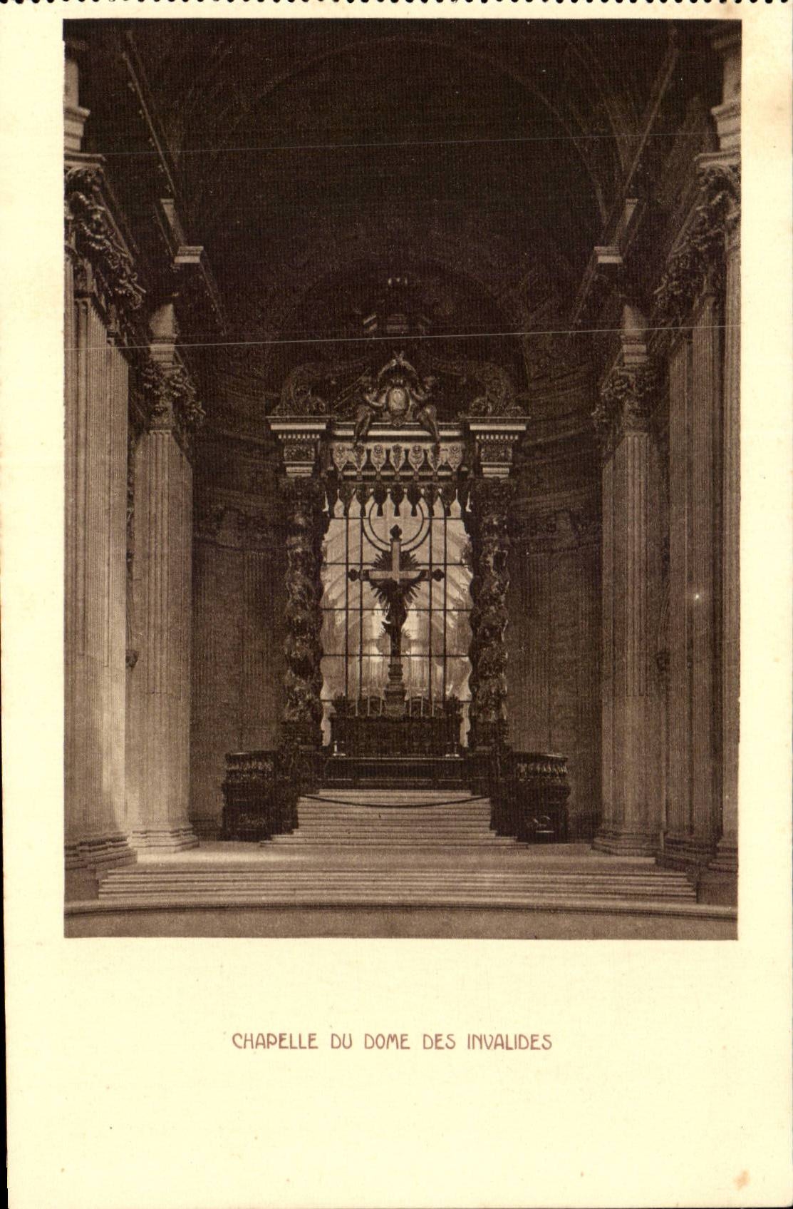 Paris CPA Invalides Vault of the Dome