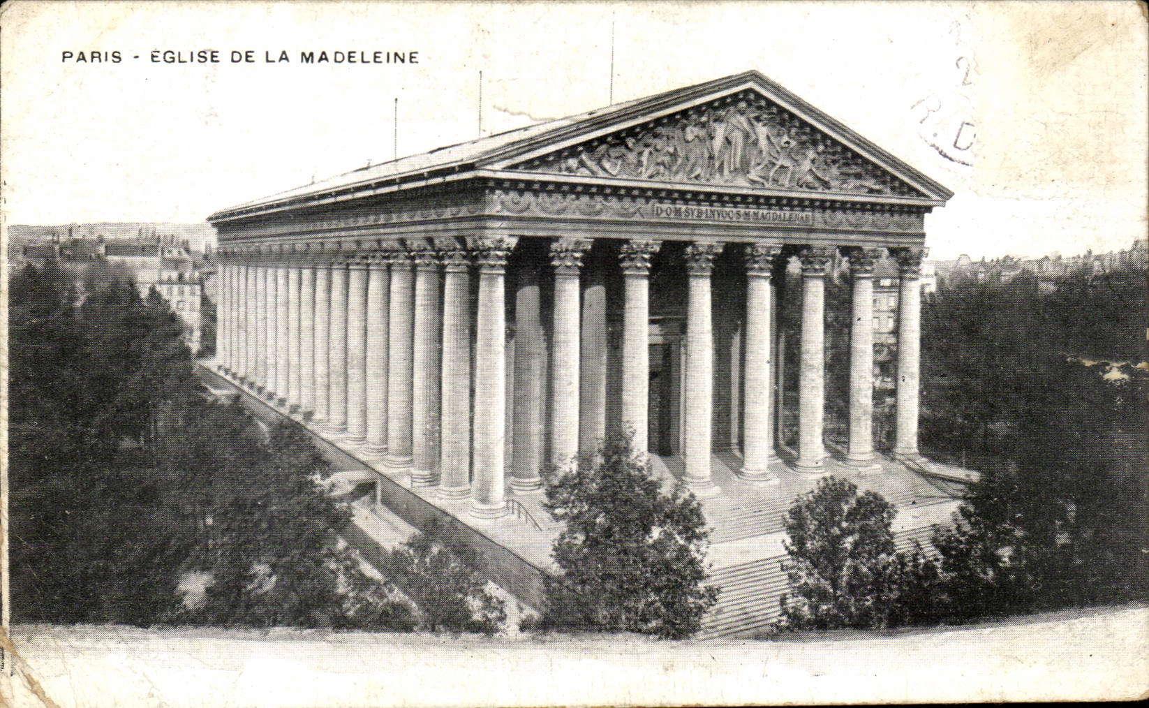 Paris CPA Eglise de la Madeleine