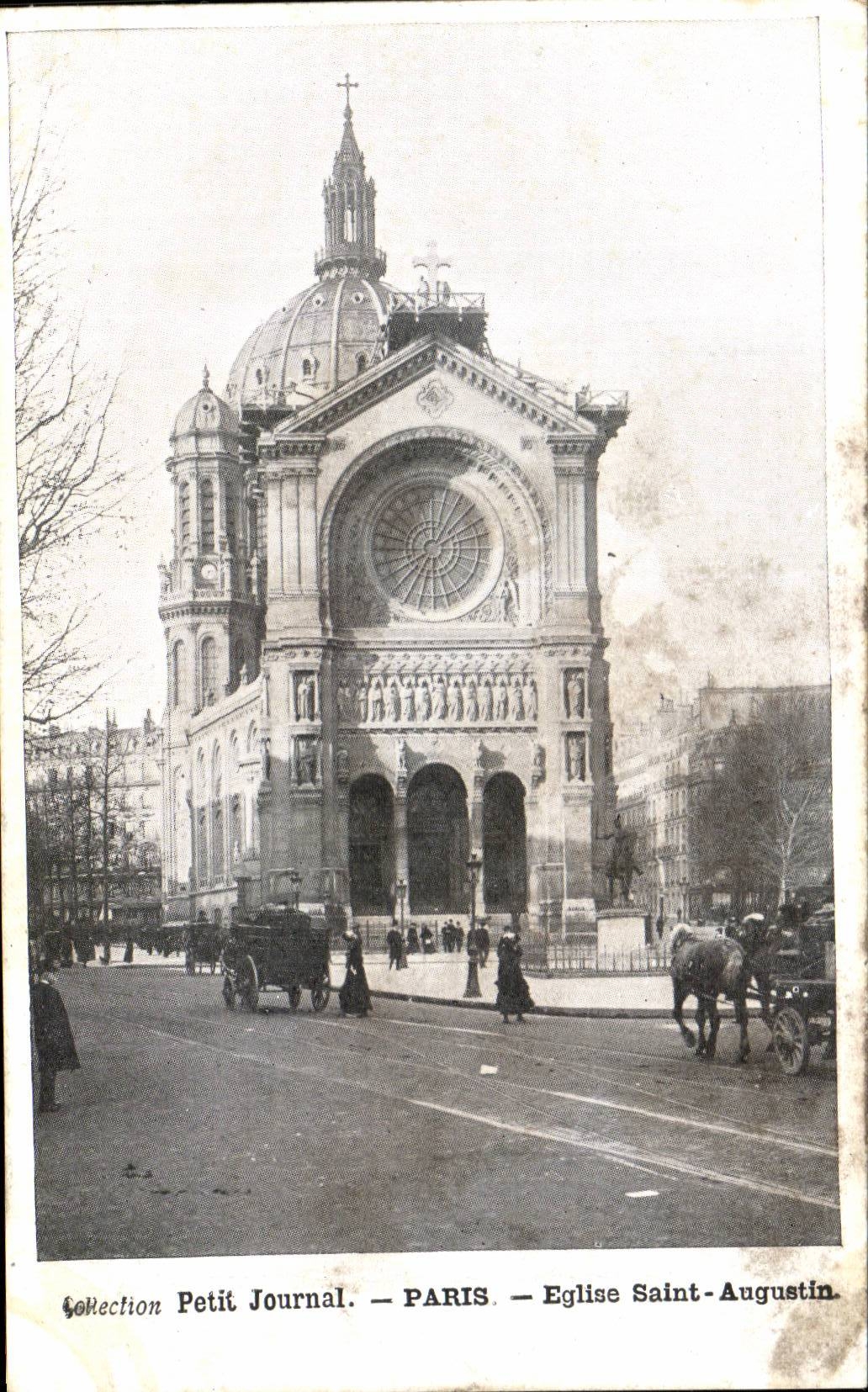 Paris CPA Church Saint Augustin