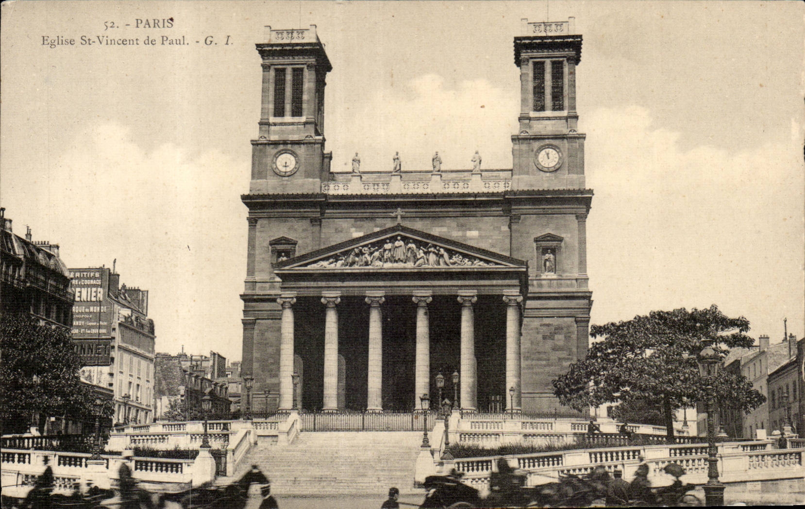 Paris CPA Eglise Saint Vincent de Paul