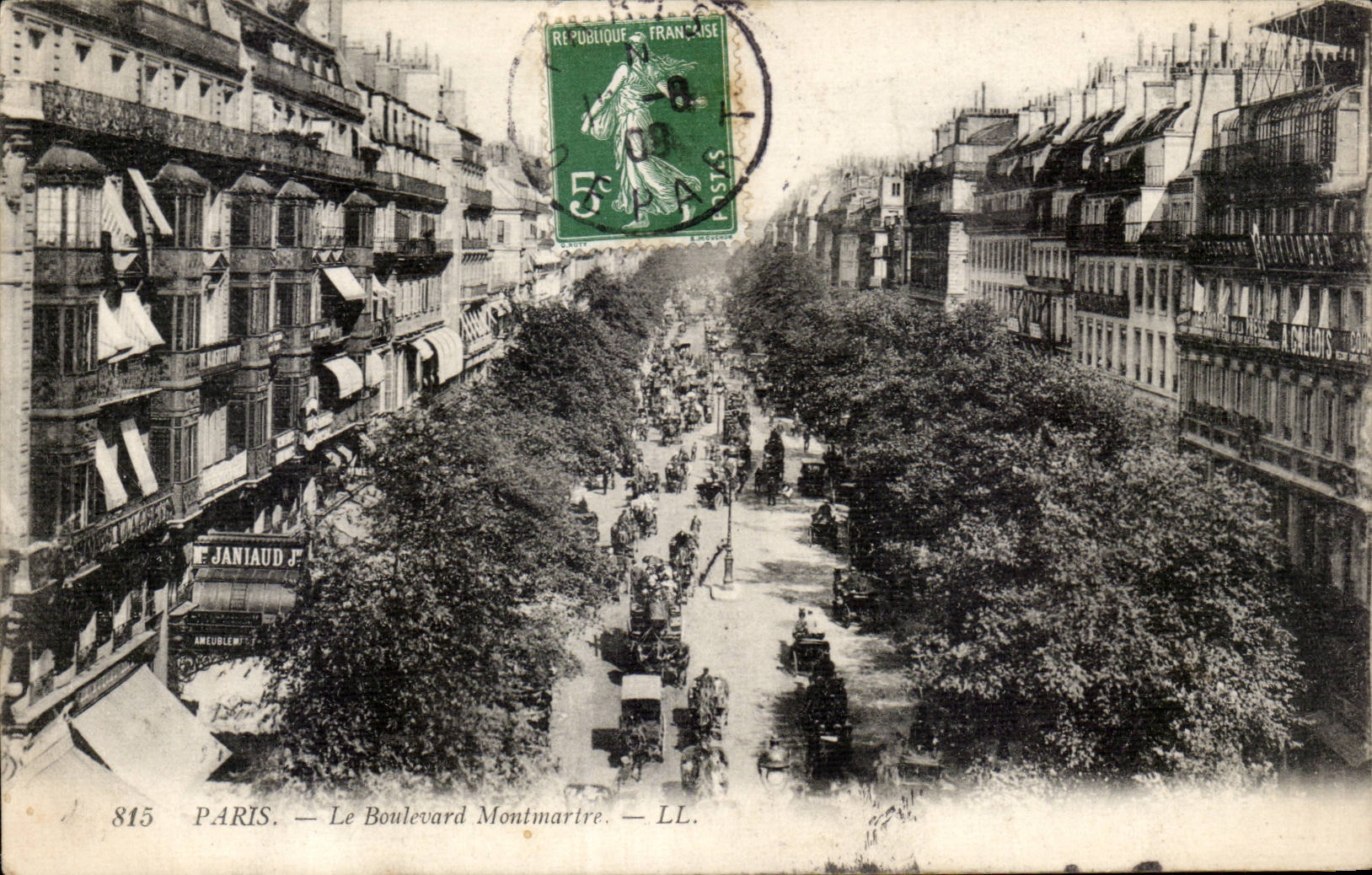 Paris CPA Boulevard montmartre