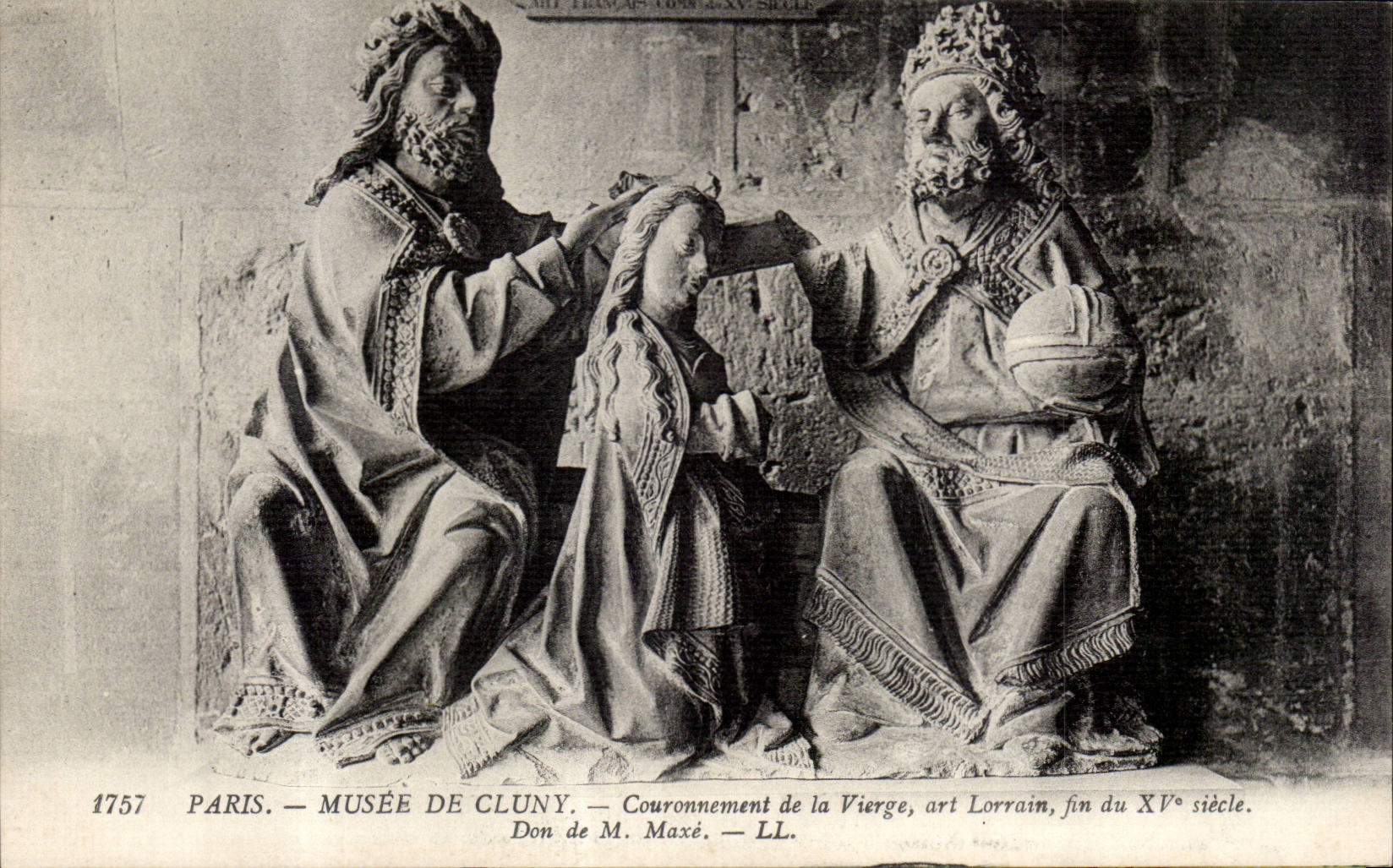 Paris CPA Museum of Cluny fine Crowning of the Virgin of 15th Dond E Mr Maxe