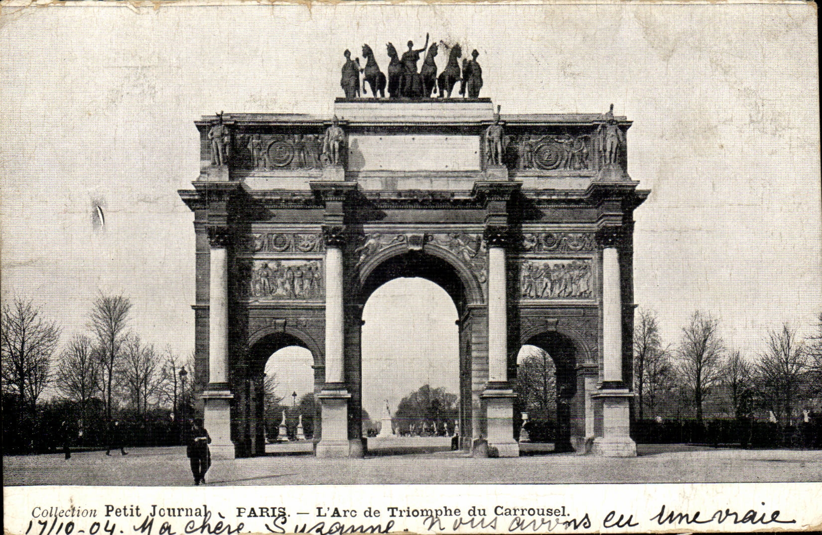 Paris CPA Arc de triomphe du Carrousel