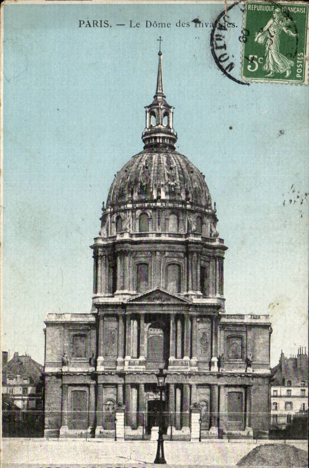 Paris CPA the Dome of Invalides